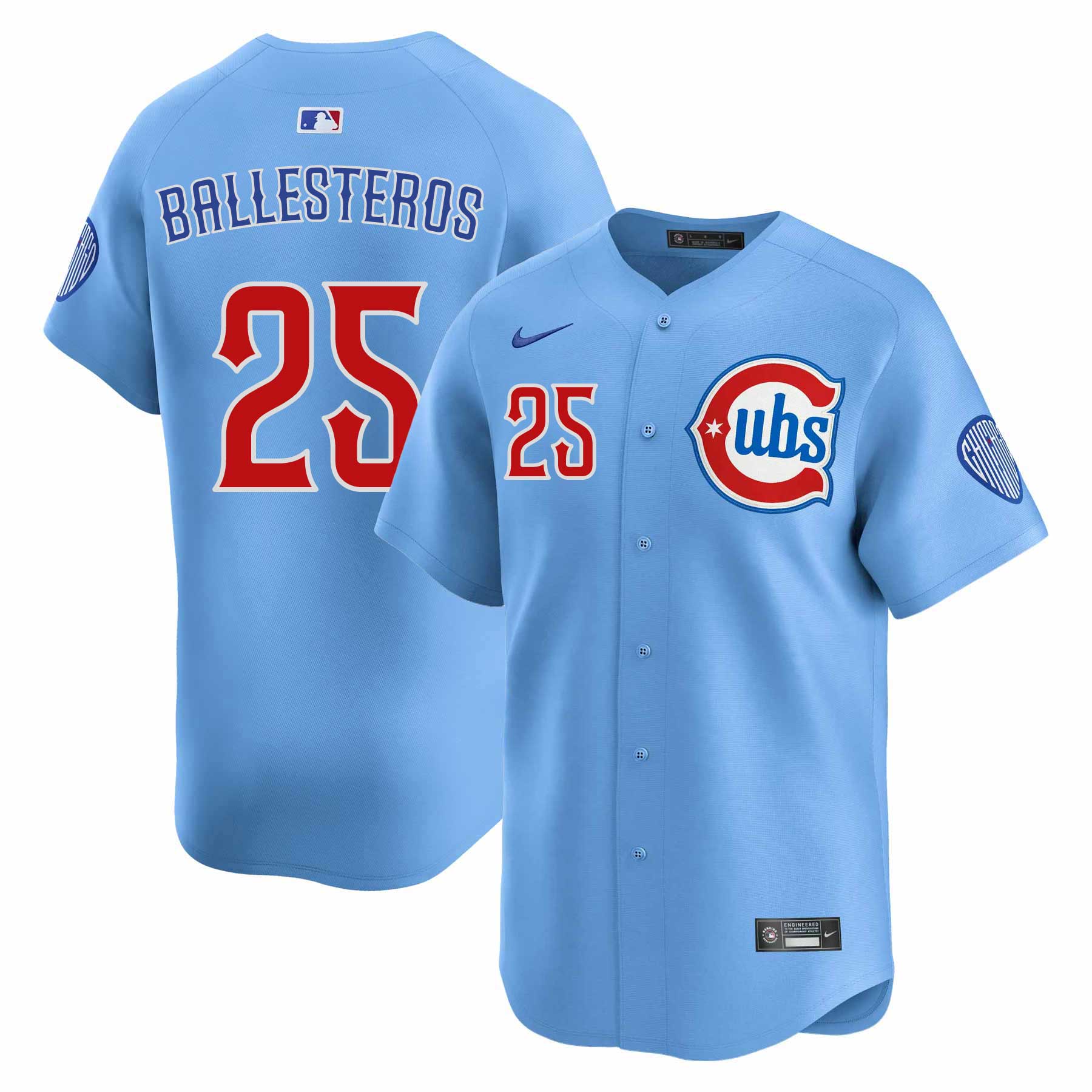 Chicago Cubs Mois茅s Ballesteros Blues Alternate 2 Nike Vapor Limited Jersey、mySite、vikingsvslions
