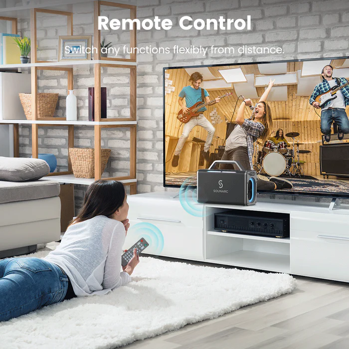 Sounarc K2 200W Portable Wireless Bluetooth Karaoke Speaker、mySite、fannypackpong