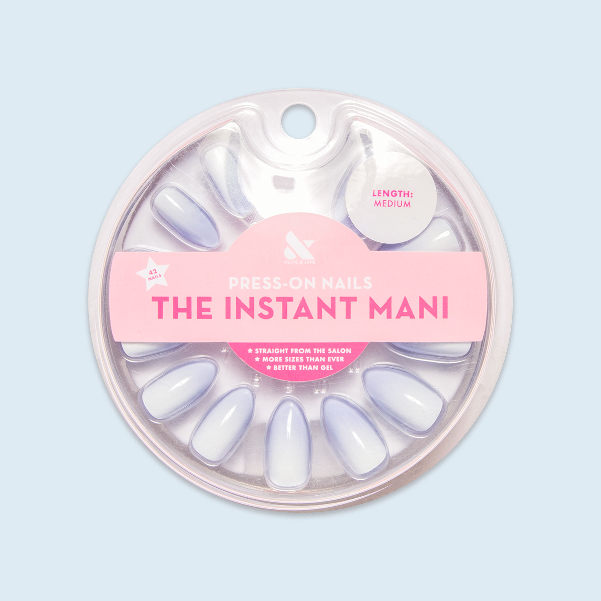 BP Ombre - Press-On | Medium | Almond - Part of Set、mySite、solidvoid