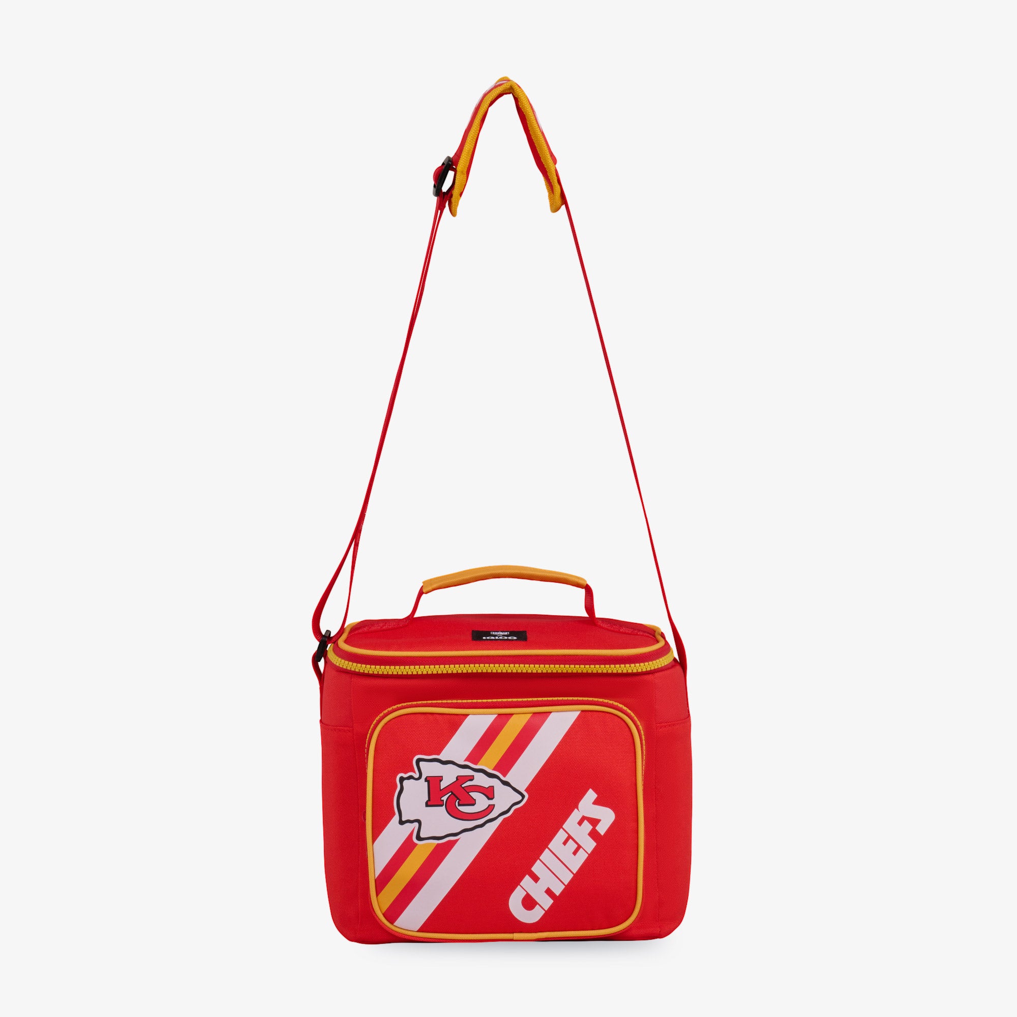 Kansas City Chiefs Square Lunch Cooler Bag、mySite、noshort
