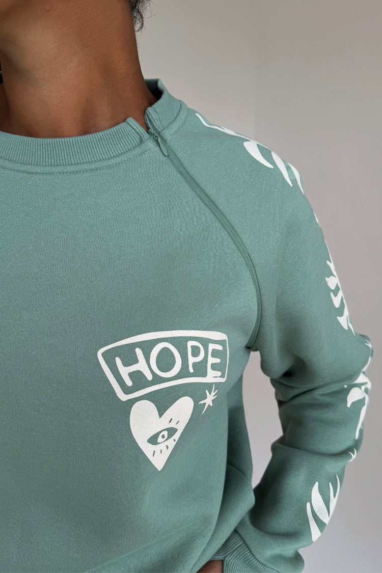 Sage Sundazed Accessible Sweatshirt、mySite、solidvoid