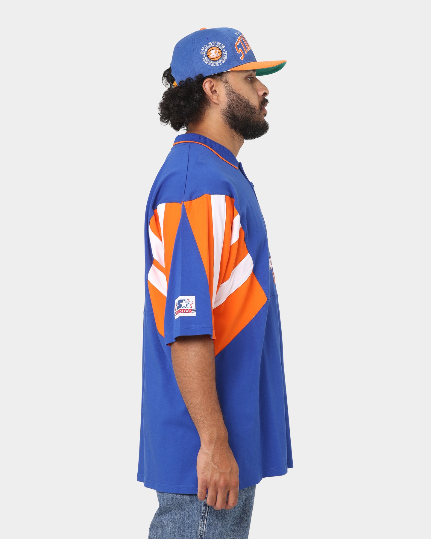 Starter Sideline Short Sleeve Polo Shirt Blue、mySite、zt4zffjzw