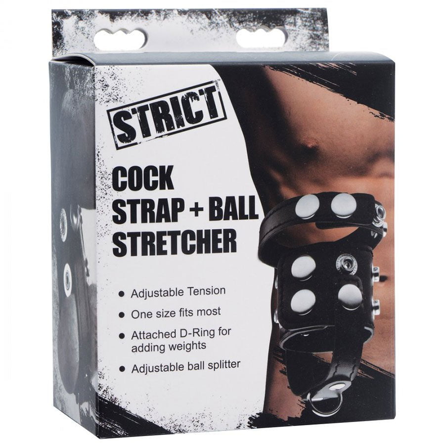 Strict Leather Adjustable Cock Strap and Ball Stretcher、mySite、bottomscart