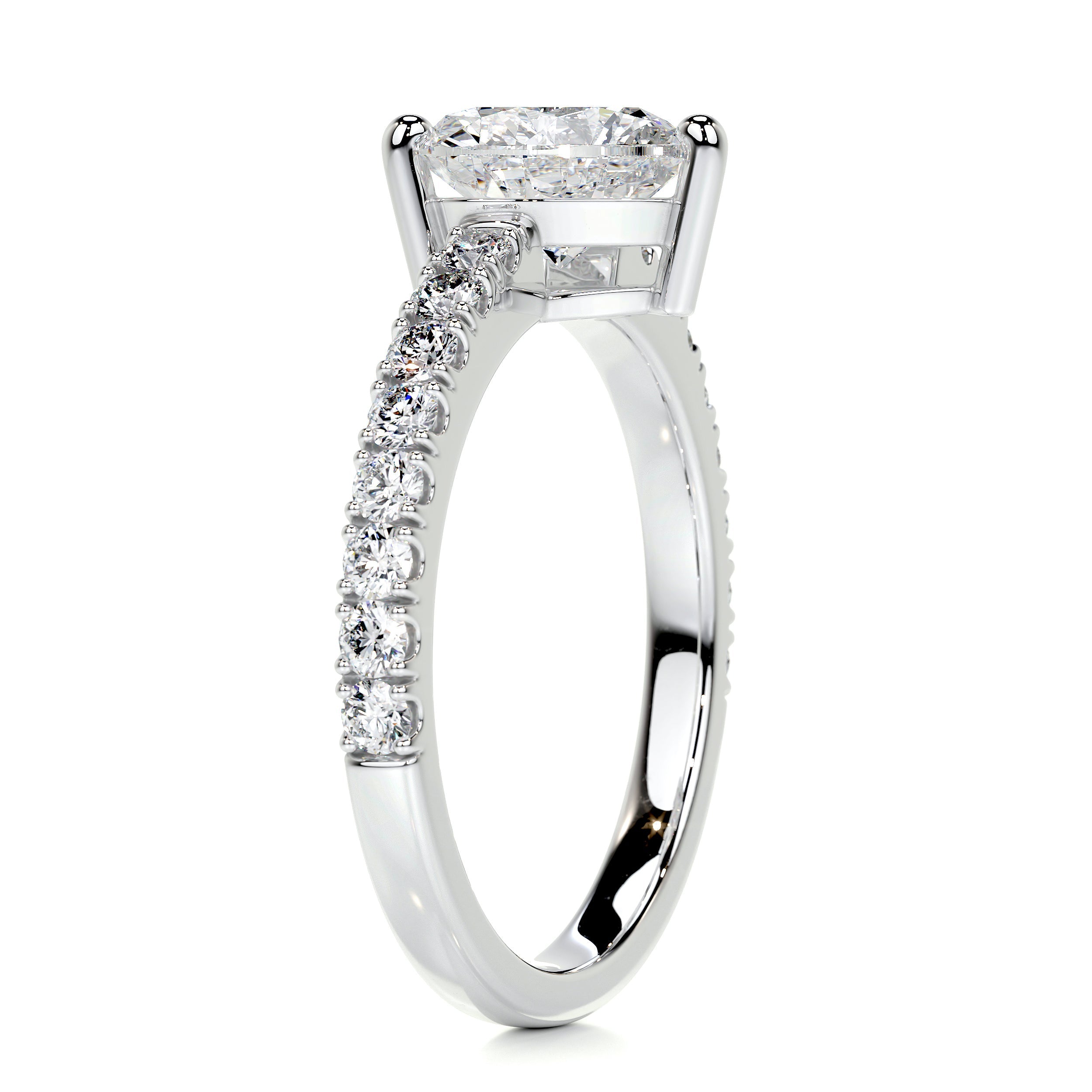 Audrey Diamond Engagement Ring - 18K White Gold、mySite、hinf8tx79