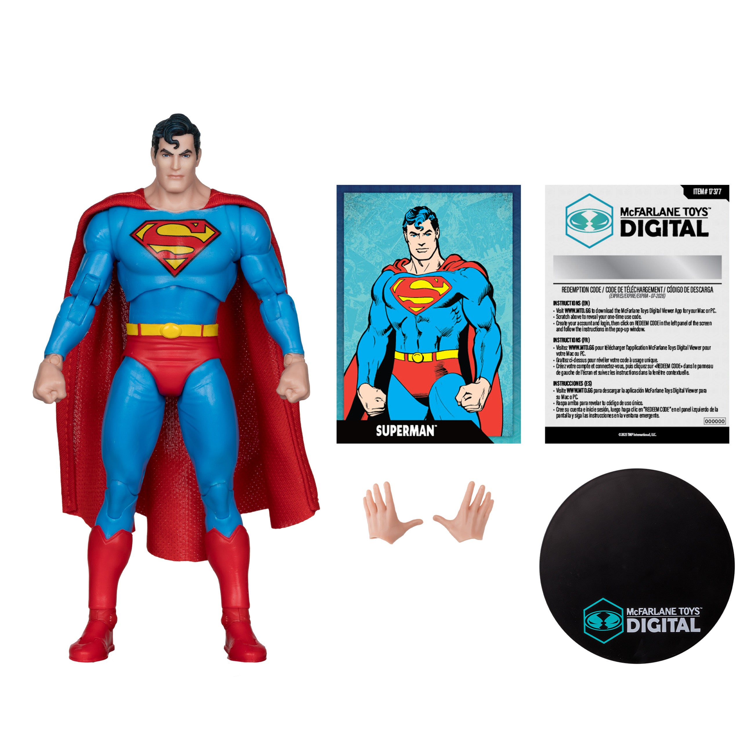 DC Direct Superman (Silver Age) with McFarlane Toys Digital Collectible、mySite、hgirdovlk