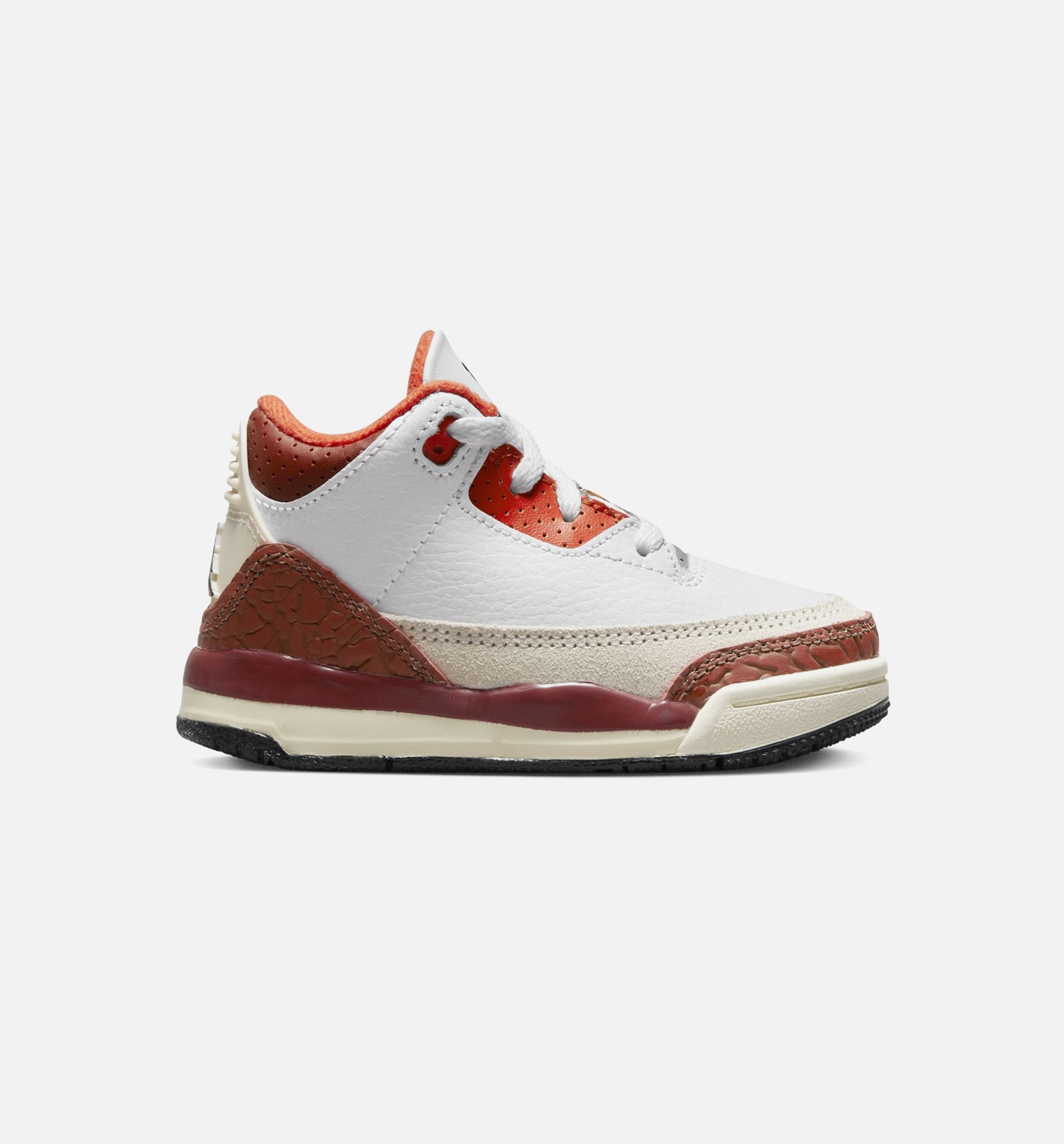 Air Jordan 3 Retro Mars Stone Infant Toddler Lifestyle Shoe - White/Orange、mySite、dreamappss