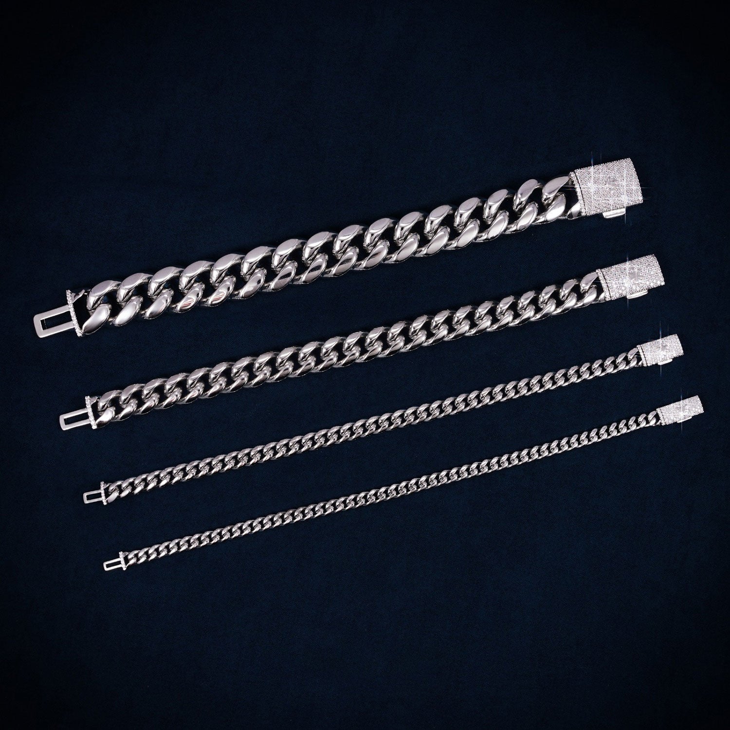 Cuban Link Bracelet with Iced Clasp 14K Gold (ALL SIZES)、mySite、hinf8tx79