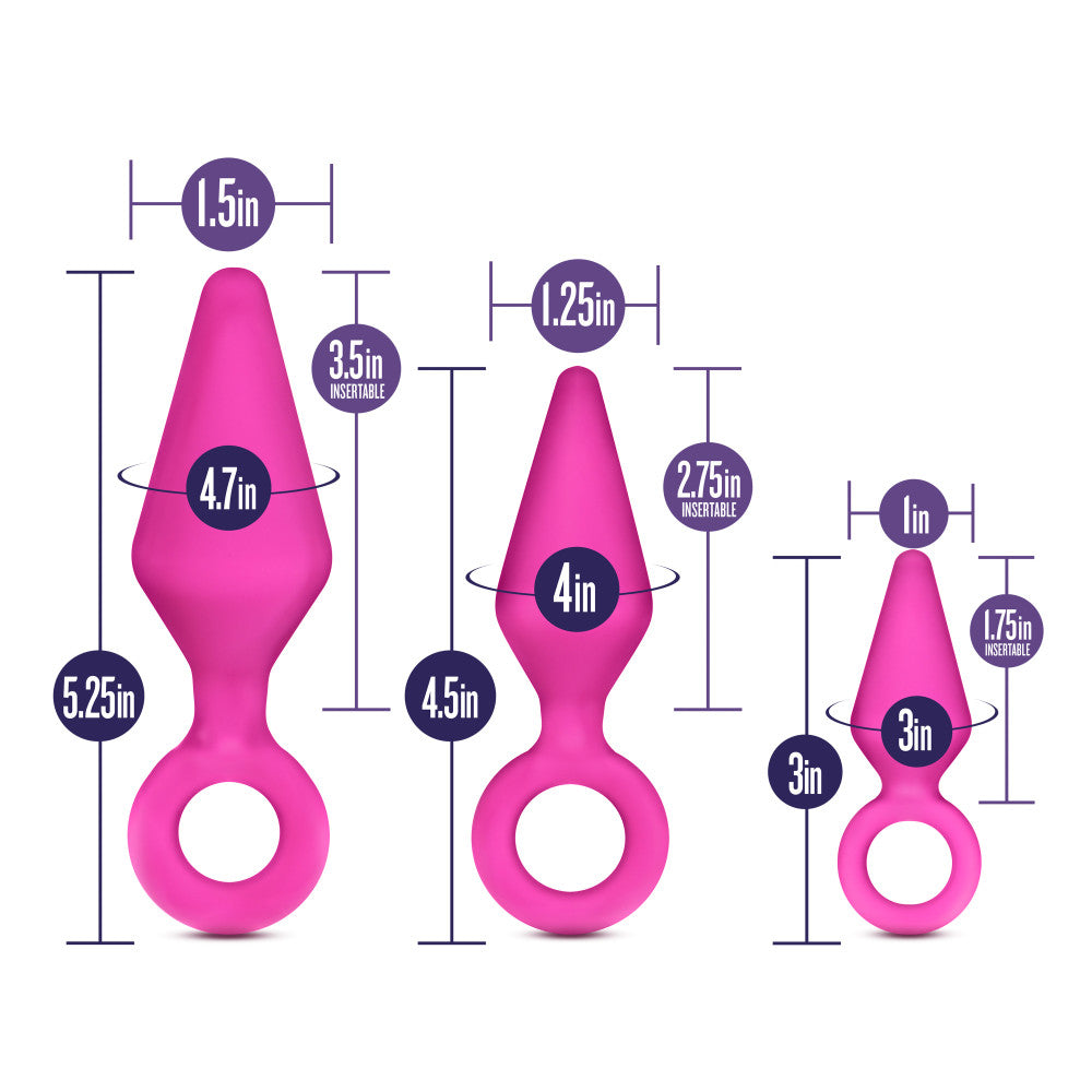 Luxe By Blush® | Candy Rimmer Kit Fuchsia Anal Plug With Handle、mySite、bottomscart