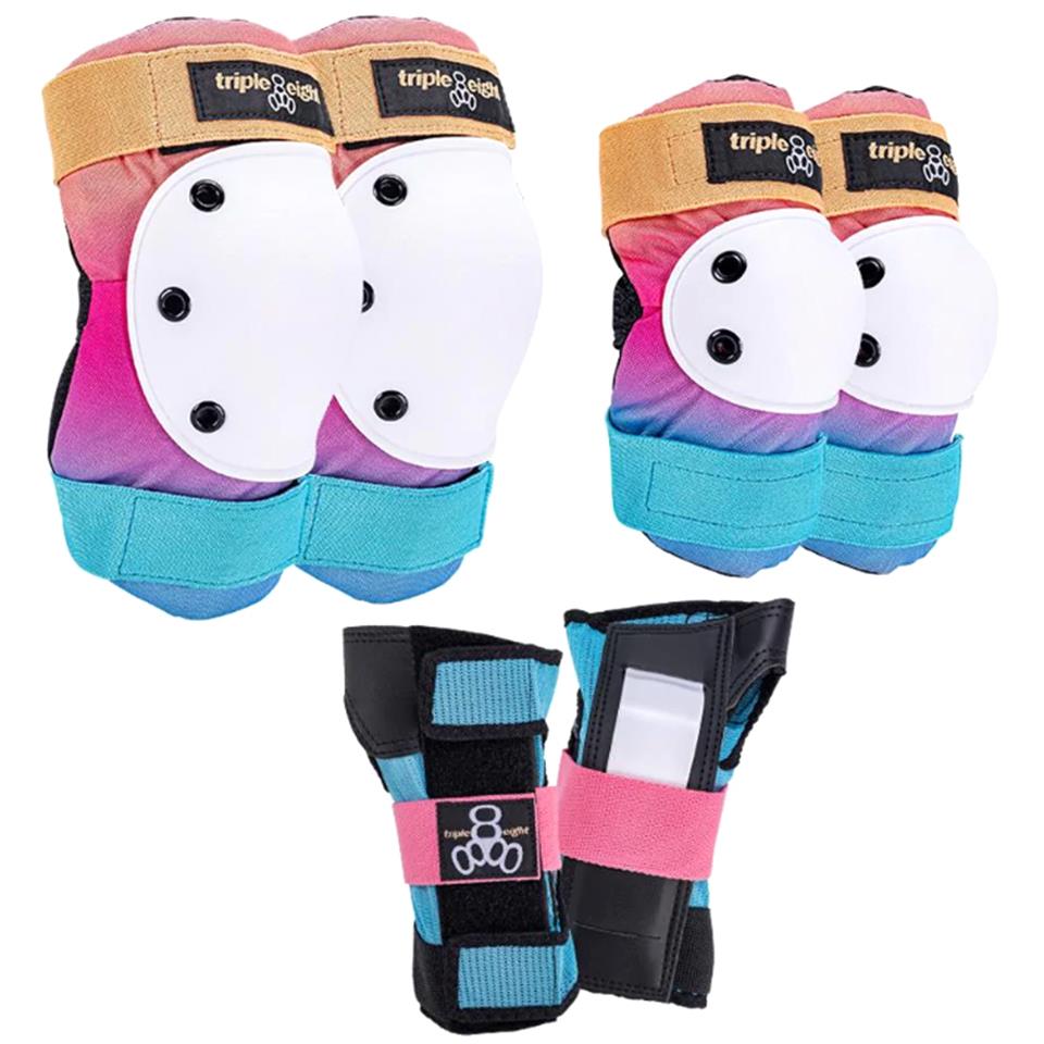  Triple8 Pad Set - Saver Series 3 Pc - Sunset、mySite、merchandisen