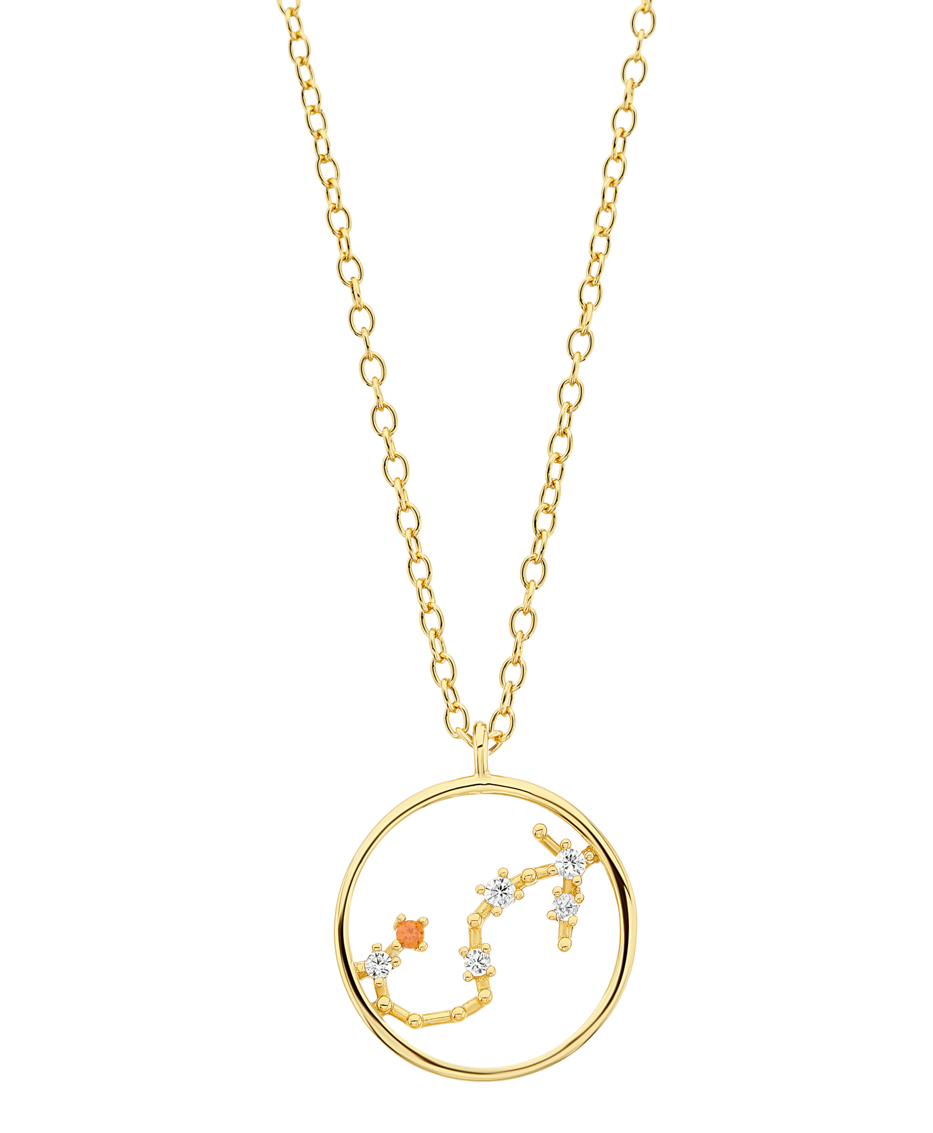Zodiac Necklace Scorpio 18ct Gold Plated、mySite、botmansion
