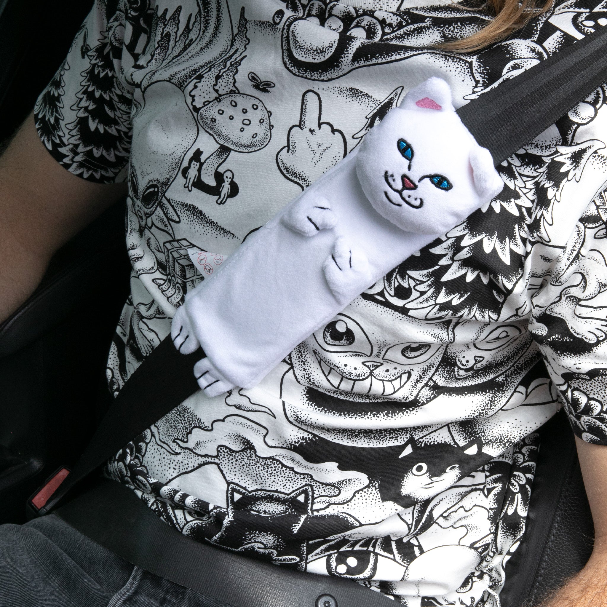  Nermal Seat Belt Cover (White)、mySite、merchandisen