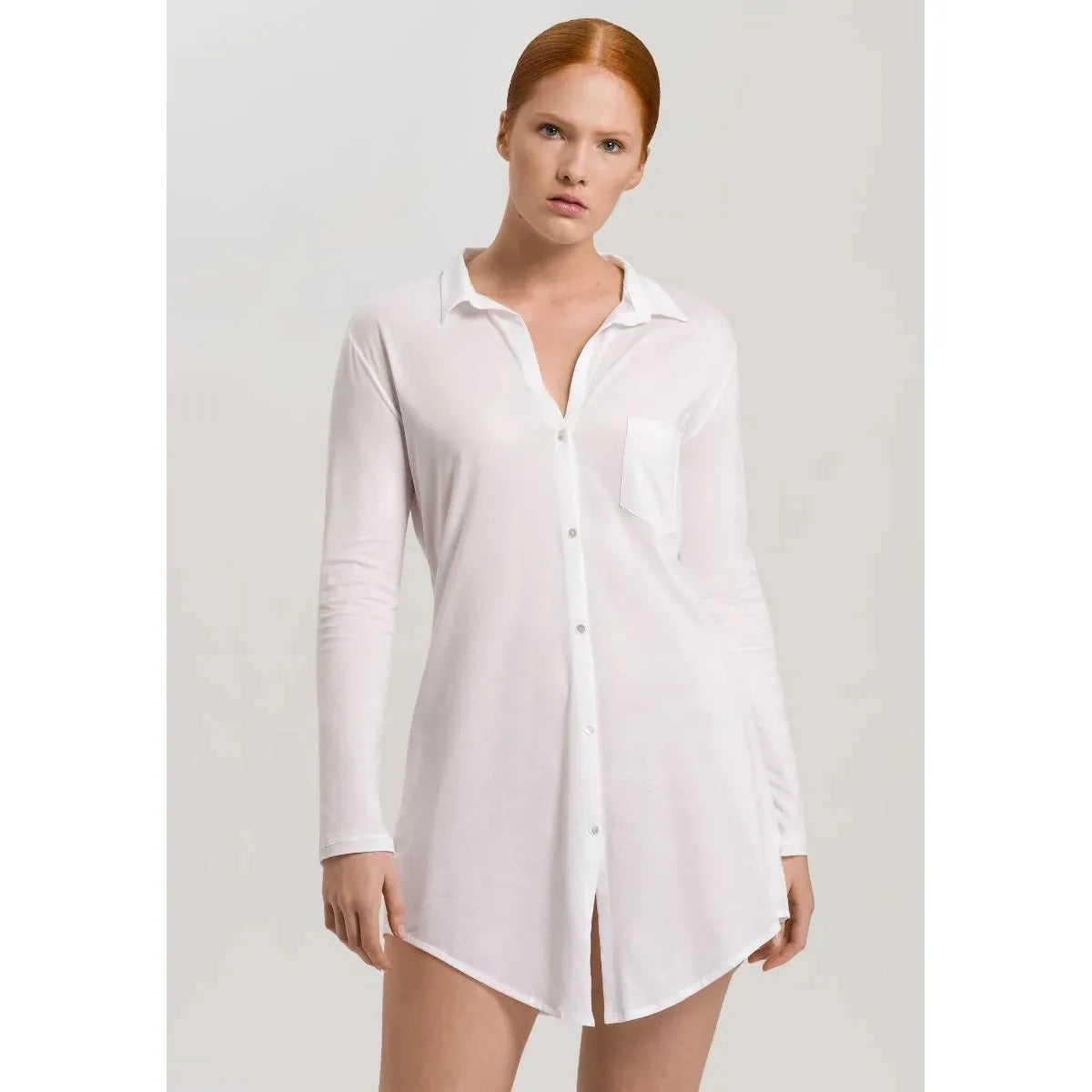  Hanro Boyfriend Sleepshirt - White、mySite、justintrudeaud