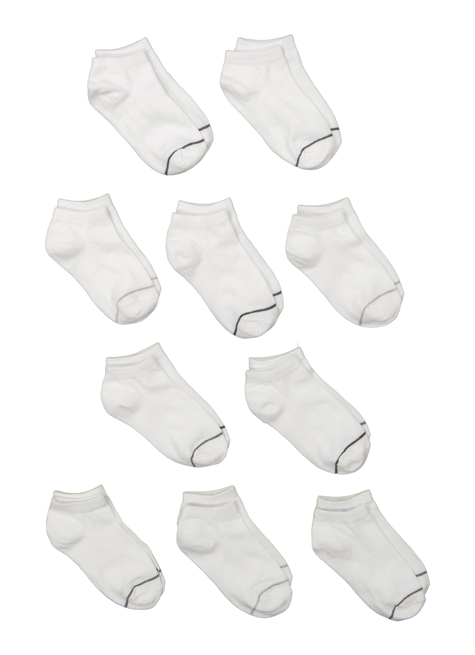 Toddler Boys Solid Low Cut Socks 10 Pack、mySite、camillekostekn