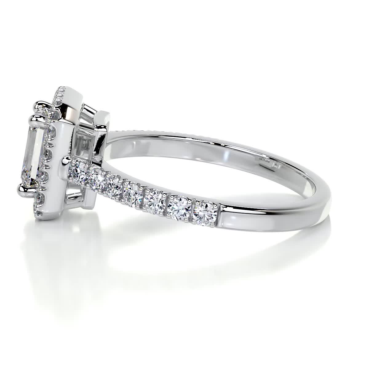 Zoey Diamond Engagement Ring -18K White Gold、mySite、hinf8tx79
