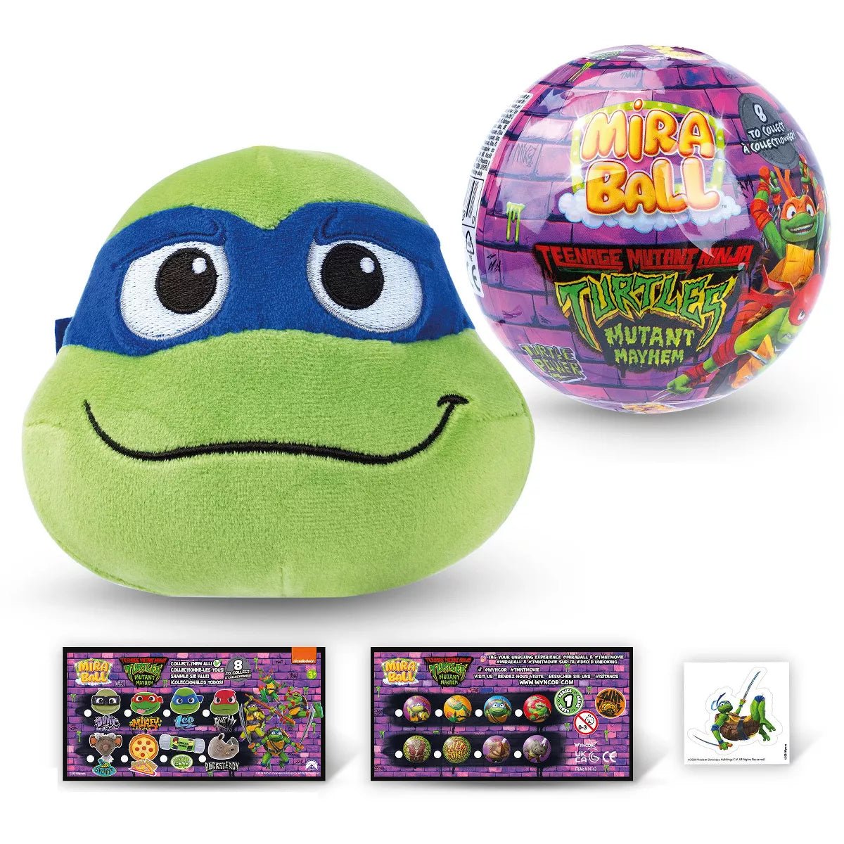 Teenage Mutant Ninja Turtles Mutant Mayhem Blind Box Miraball、mySite、hgirdovlk