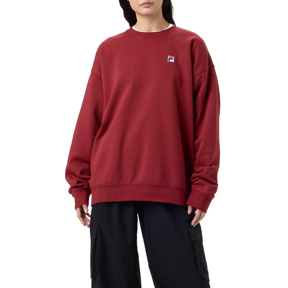 Fila Unisex Classic Relaxed Sweatshirt (Tibetan Red)