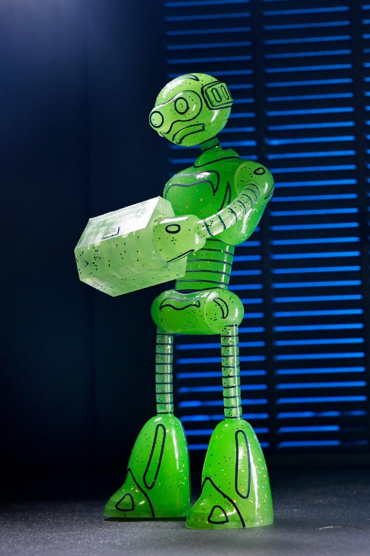 NECA Teenage Mutant Ninja Turtles Glow-In-The-Dark Transmat Fugitoid (Mirage Comics)、mySite、hgirdovlk