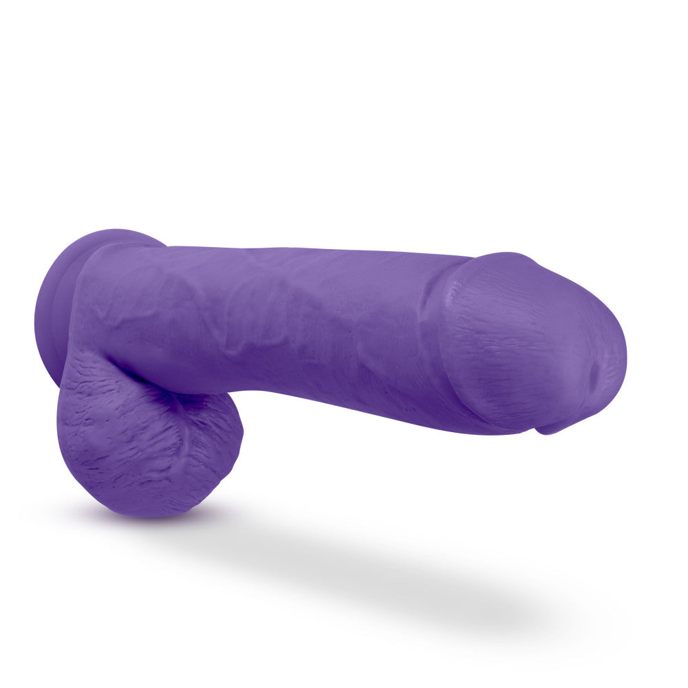 Au Naturel Bold By Blush® | Big John Realistic Purple 11.5-Inch Long Dildo With Balls & Suction Cup Base、mySite、bottomscart