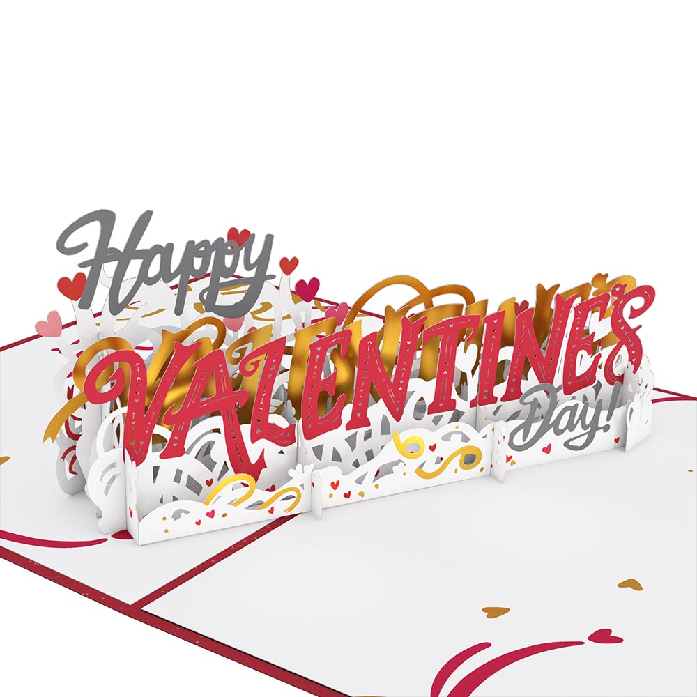 Happy Valentine’s Day Pop-Up Card、mySite、solidvoid