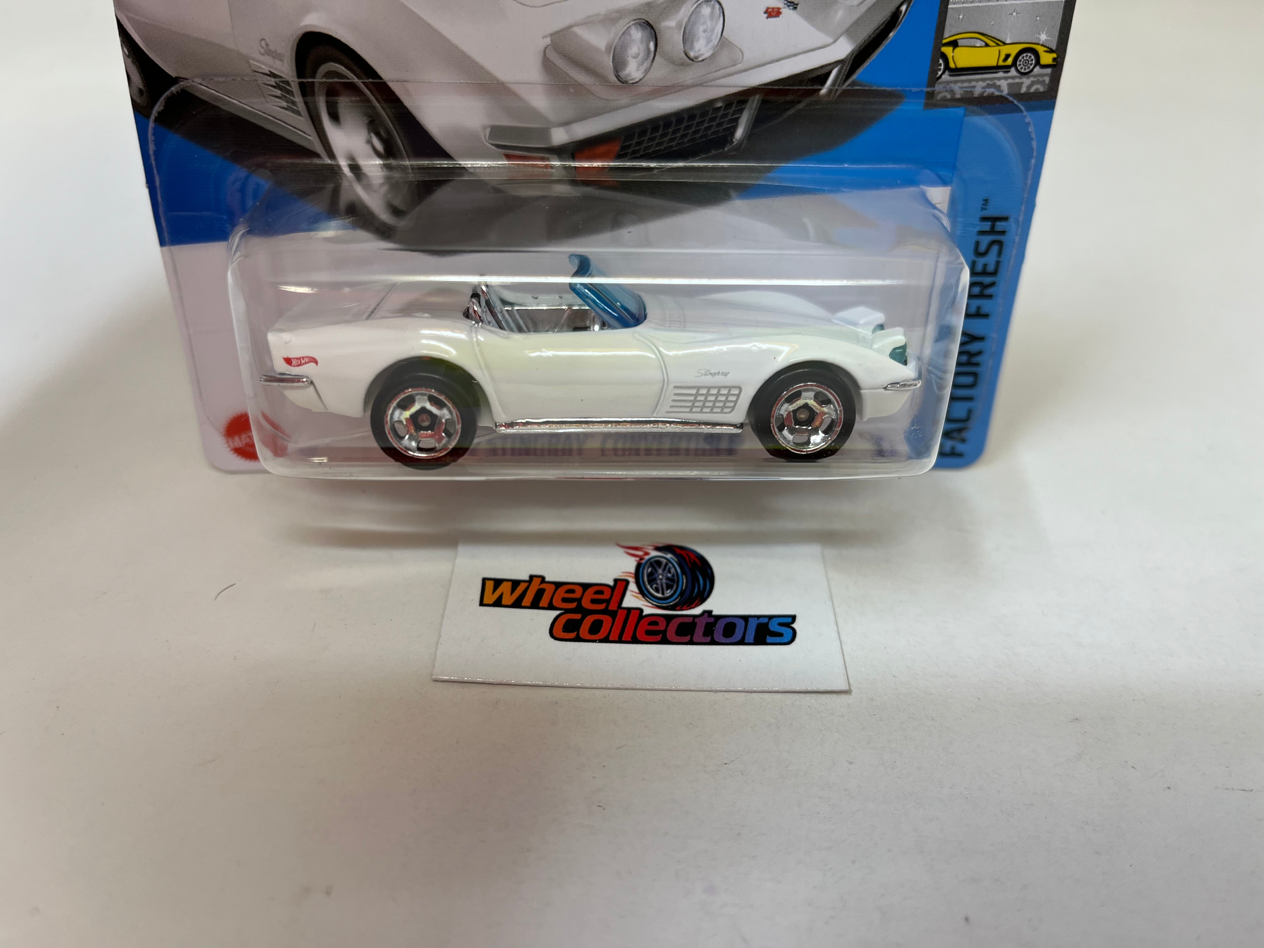 '72 Stingray Convertible #47 * White * 2024 Hot Wheels * SHORT CARD、mySite、hgirdovlk