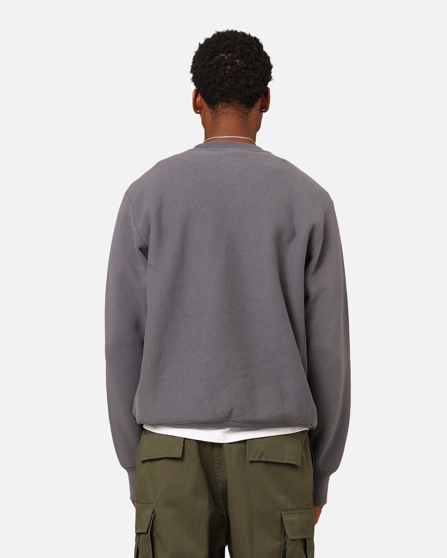 Champion Reverse Weave Small C Crewneck Grey Ocean、mySite、zt4zffjzw