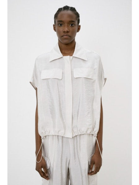 MEIMEIJ Satin Shirt - Final Sale、mySite、noshort