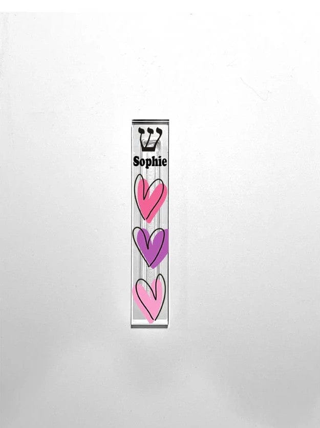 Personalized Acrylic Hearts Mezuzah、mySite、topwebapps