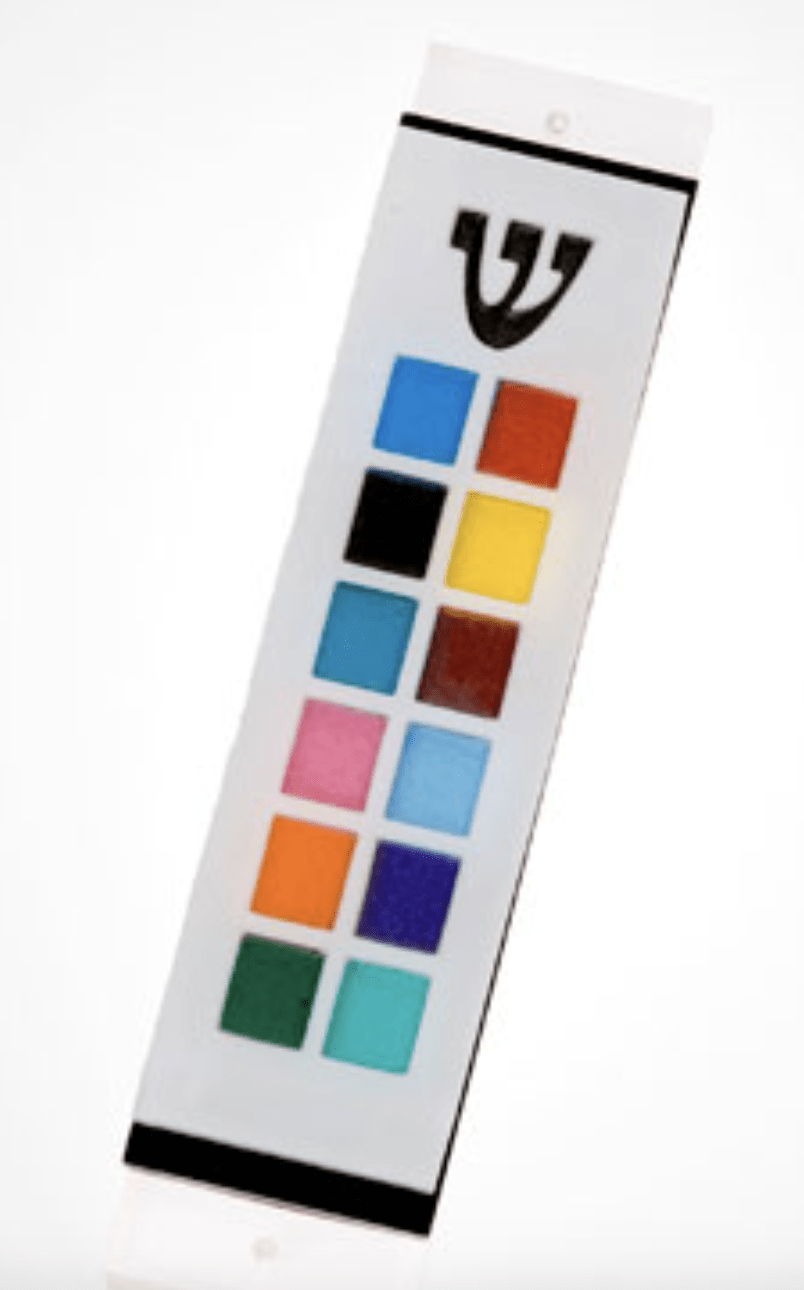12 Tribes of Israel Glass Mezuzah、mySite、topwebapps