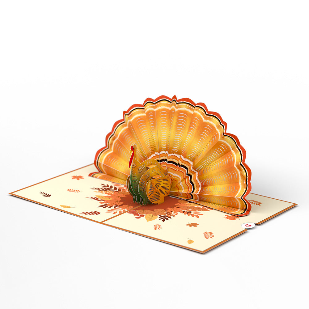 Give Thanks Turkey Pop-Up Card、mySite、solidvoid