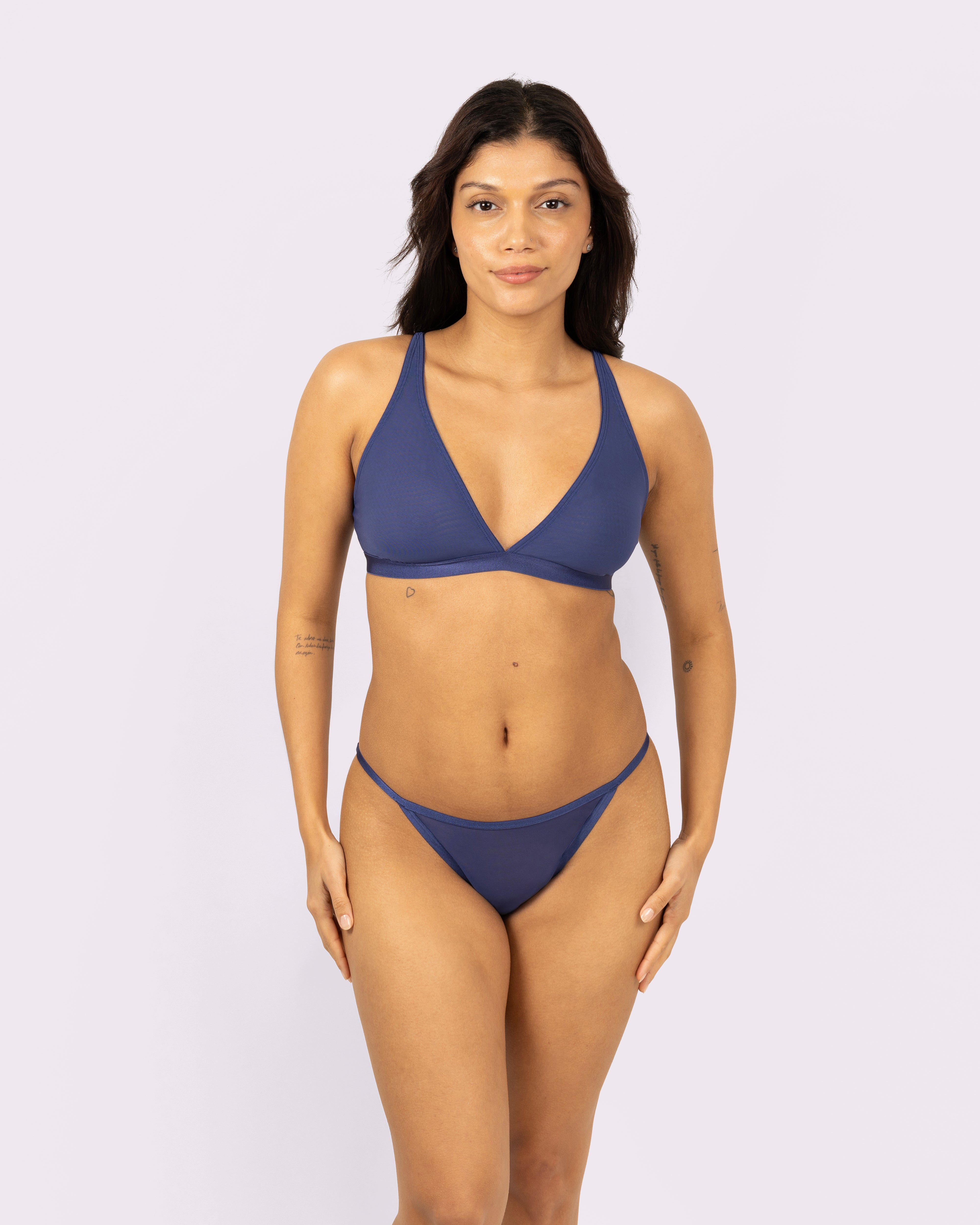 Silky Mesh Plunge Bralette | Silky Mesh | Archive (Dolphin)、mySite、bengalsvssteelers