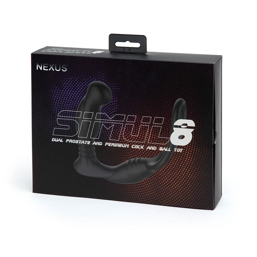 Nexus Simul8 Dual Prostate & Perineum Silicone Cock Ring for Men、mySite、bottomscart