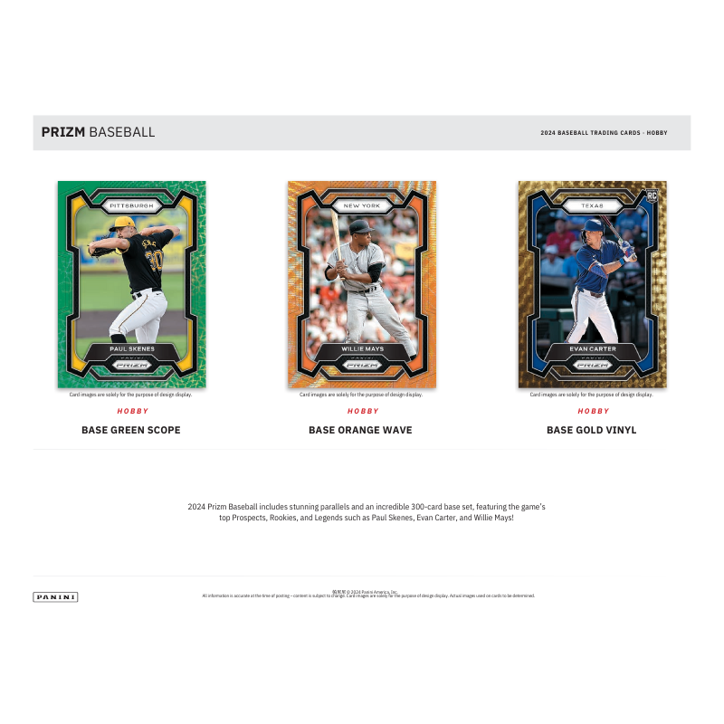 2024 Panini Prizm Baseball Hobby Box、mySite、waistdrama