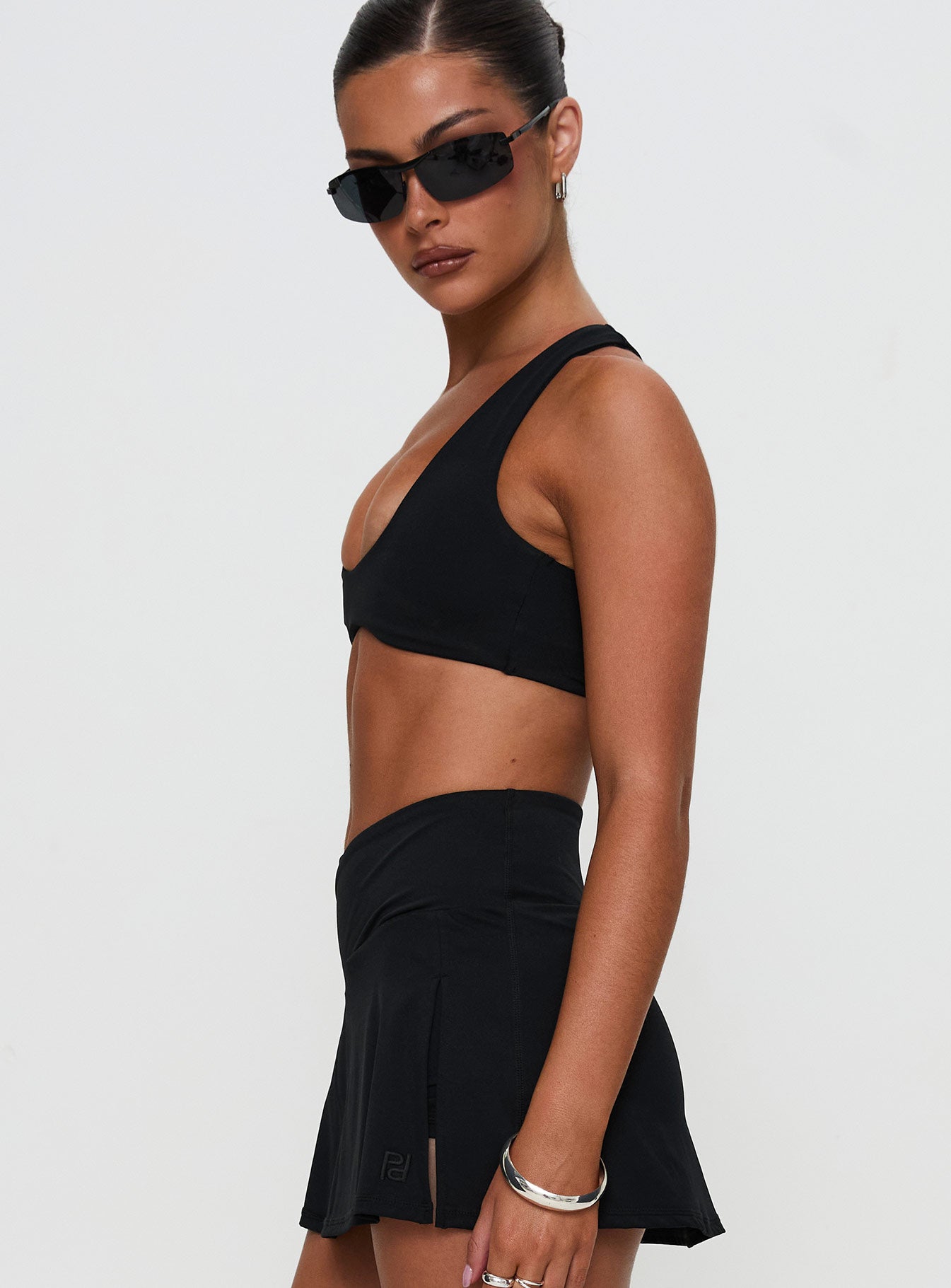 Pulse Active Halter Crop Black、mySite、solidvoid