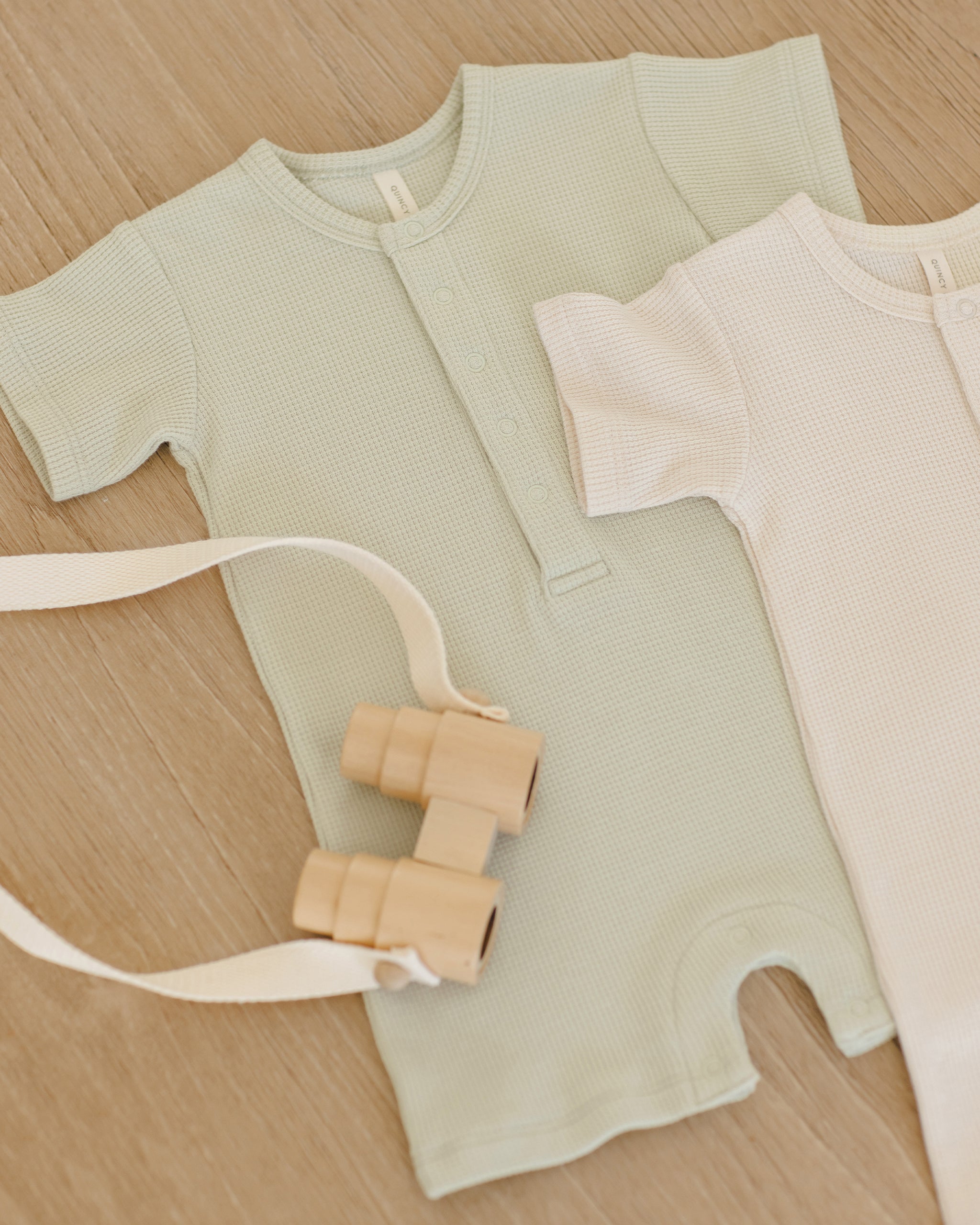  Waffle Snap Romper || Natural、mySite、layawaytickets