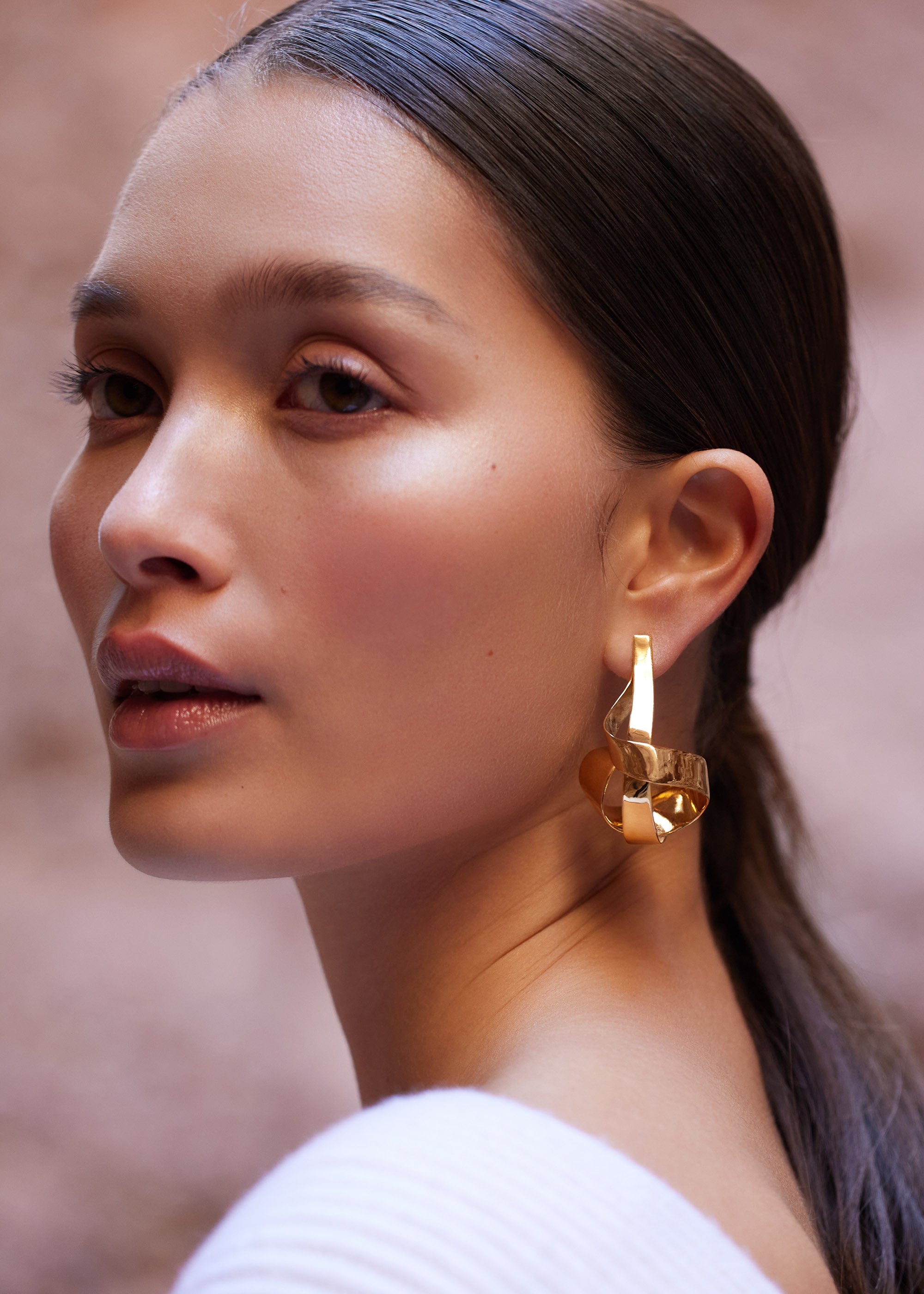 Boucles d��oreilles Spirales ole - Dor茅e � l��or 24 carats、mySite、camillekostekn