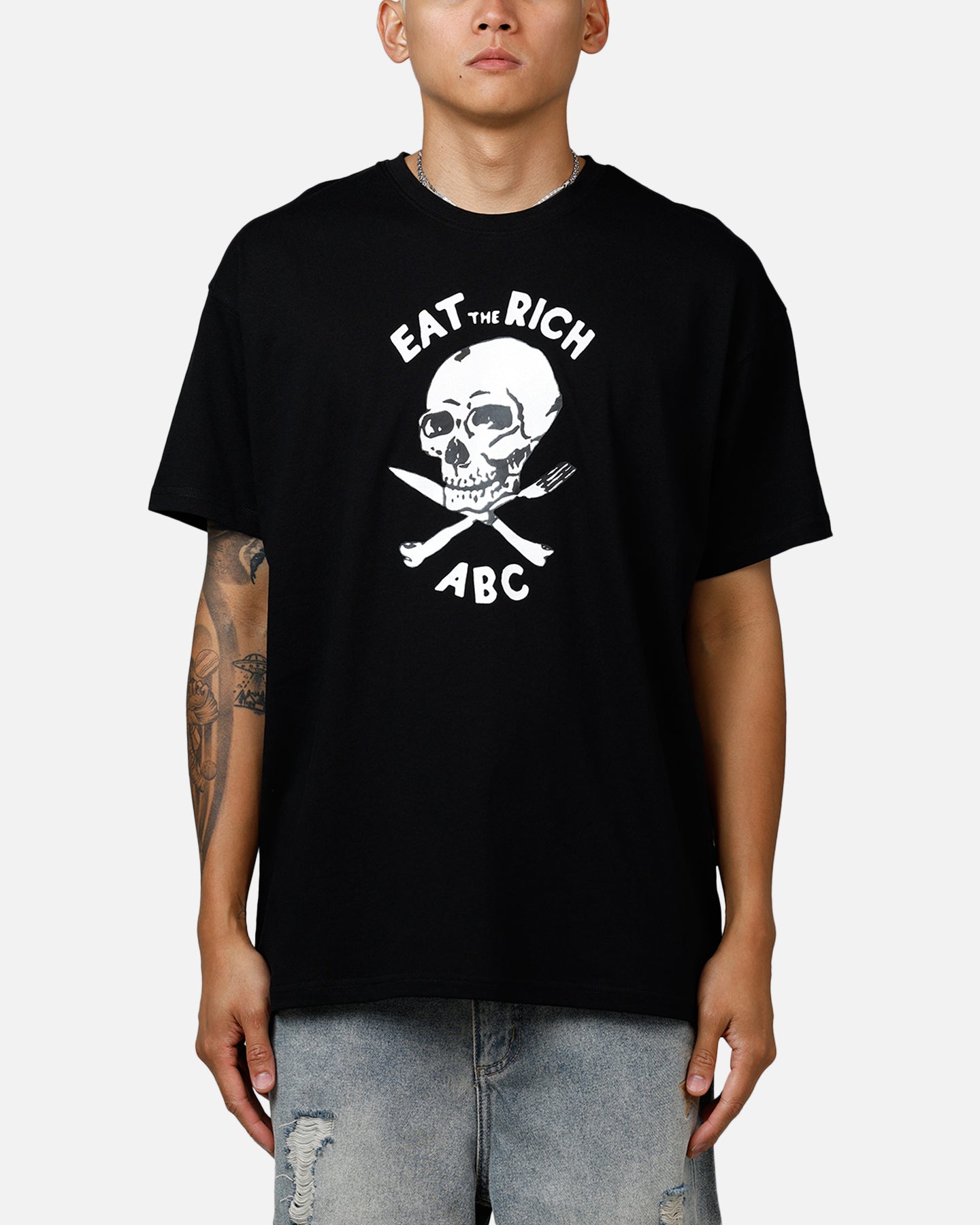 ABC Skull T-Shirt Black、mySite、zt4zffjzw