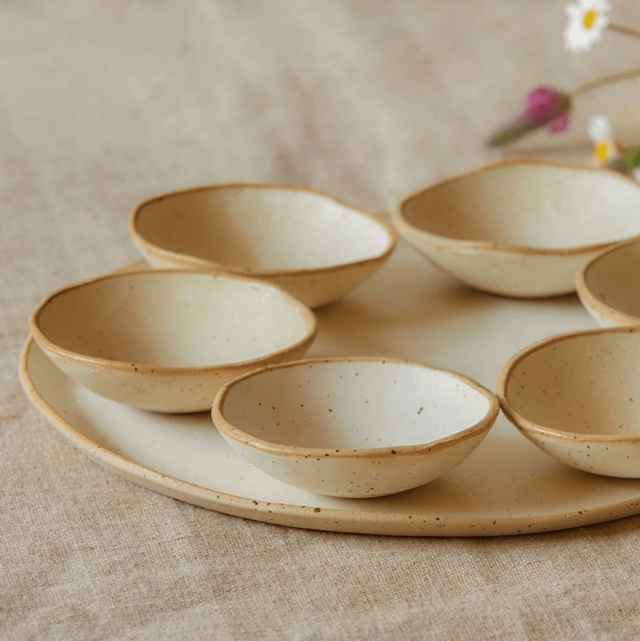 Modern Natural Seder Plate by Ceramics by Michal、mySite、topwebapps