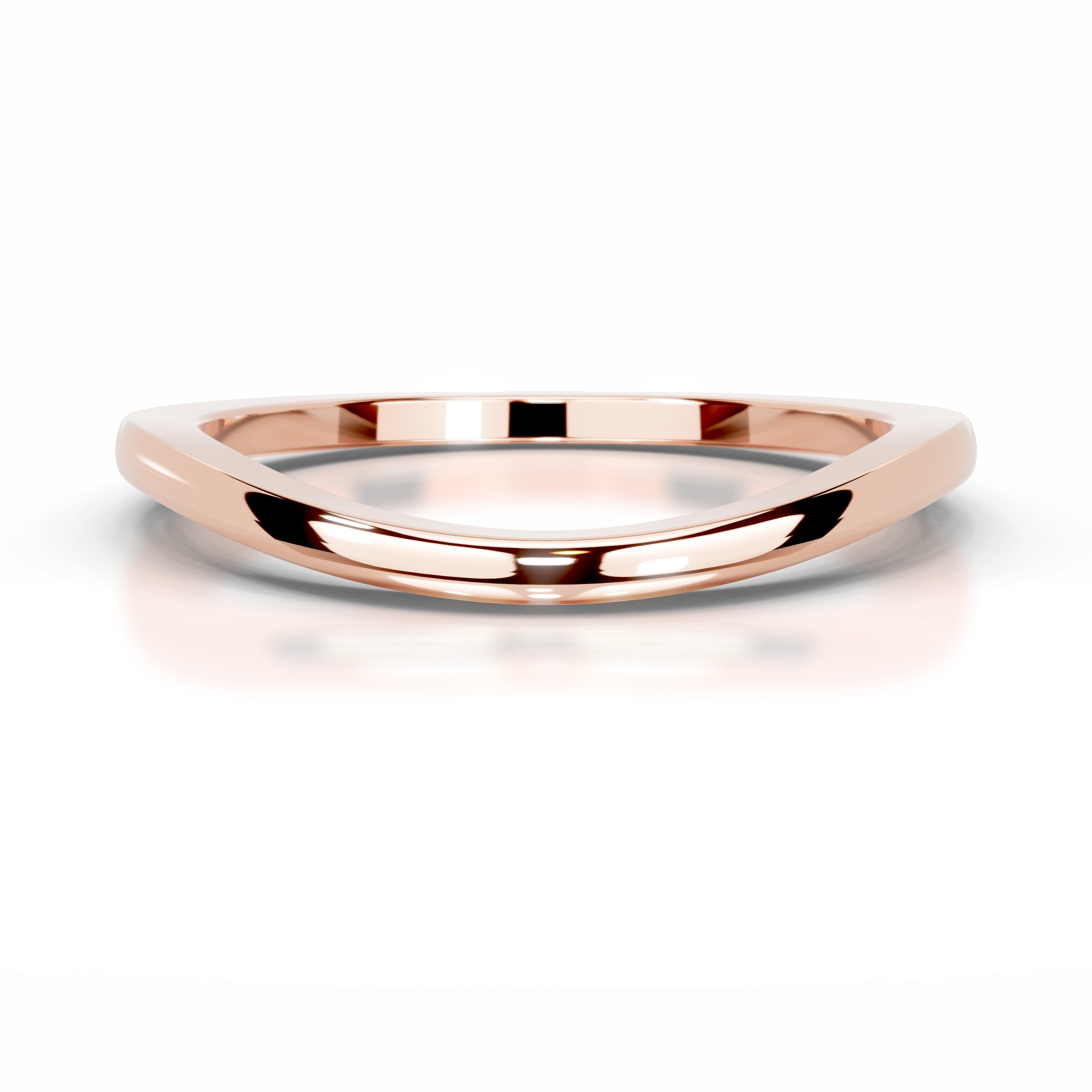 Winnie Diamond Wedding band - 14K Rose Gold、mySite、hinf8tx79