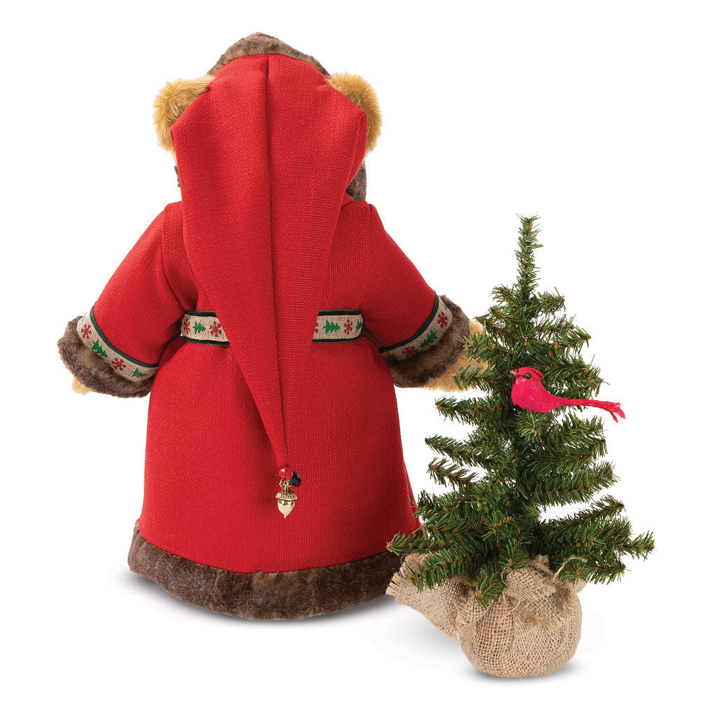 15 In. Limited Edition Woodland Santa Bear、mySite、pszhyizbm