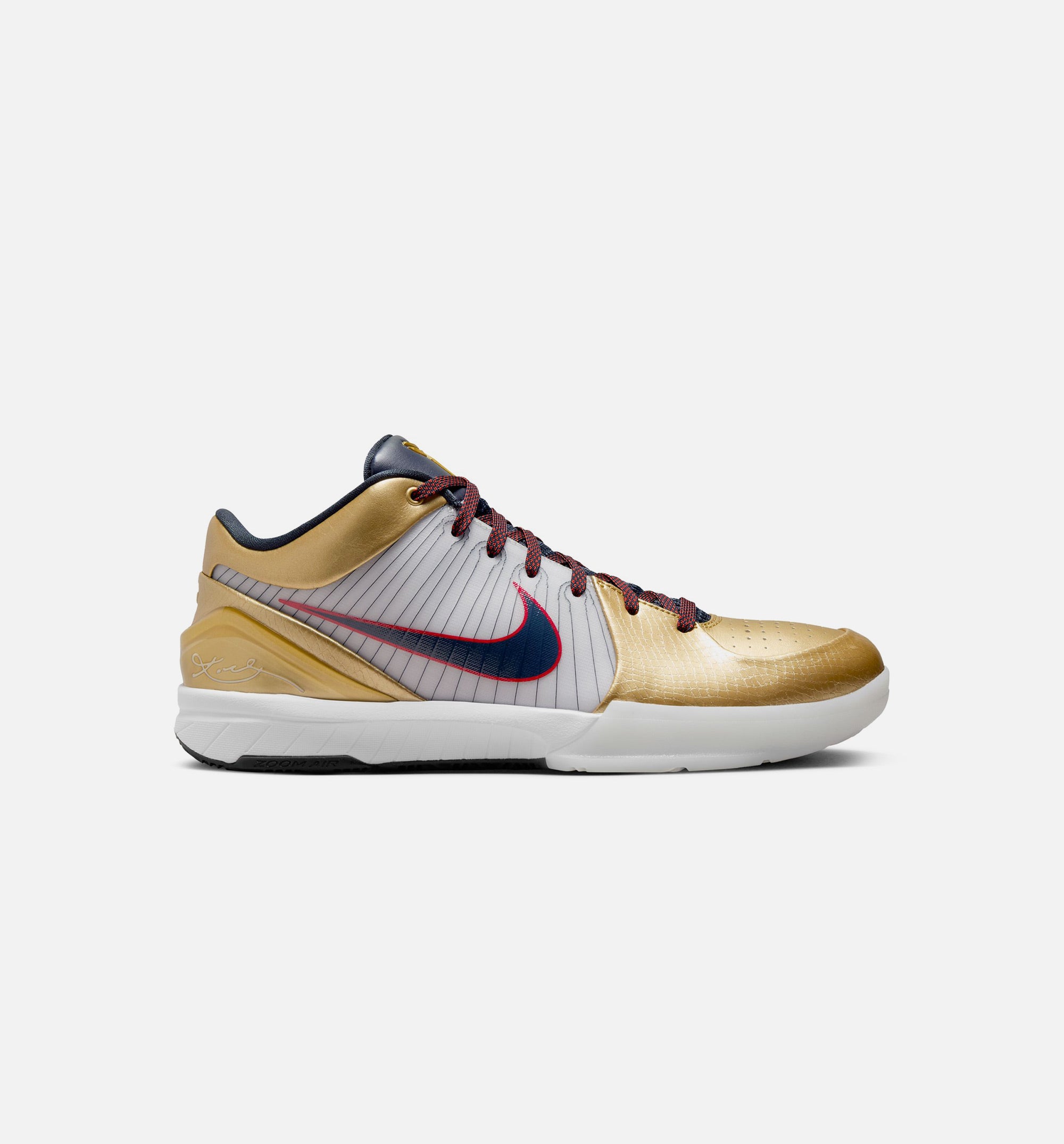 Kobe IV Protro Mens Lifestyle Shoe - White/Dark Obsidian/Varsity Red/Metallic Gold Limit One Per Customer、mySite、dreamappss