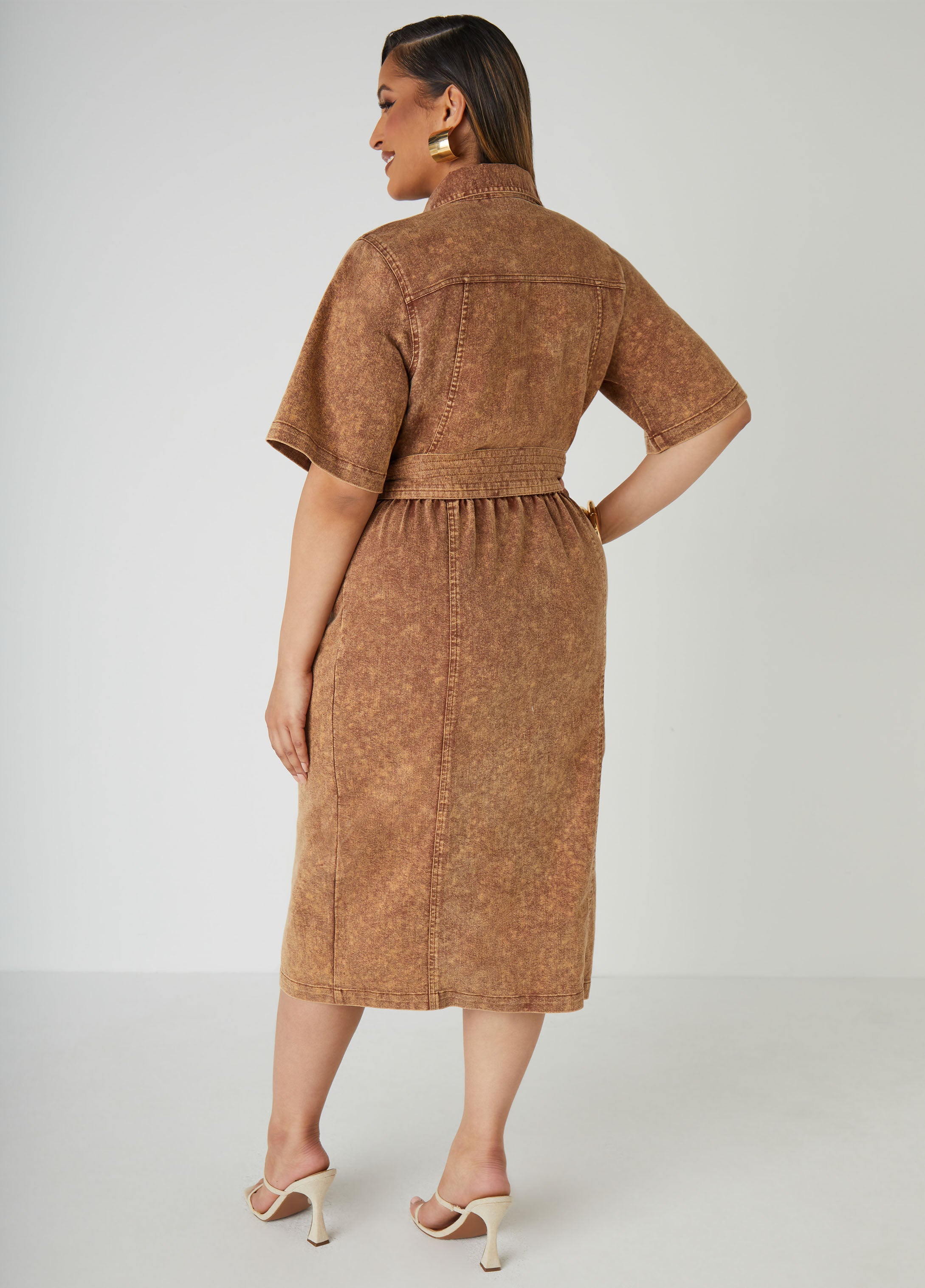 Stonewash Denim Shirtdress、mySite、bengalsvssteelers