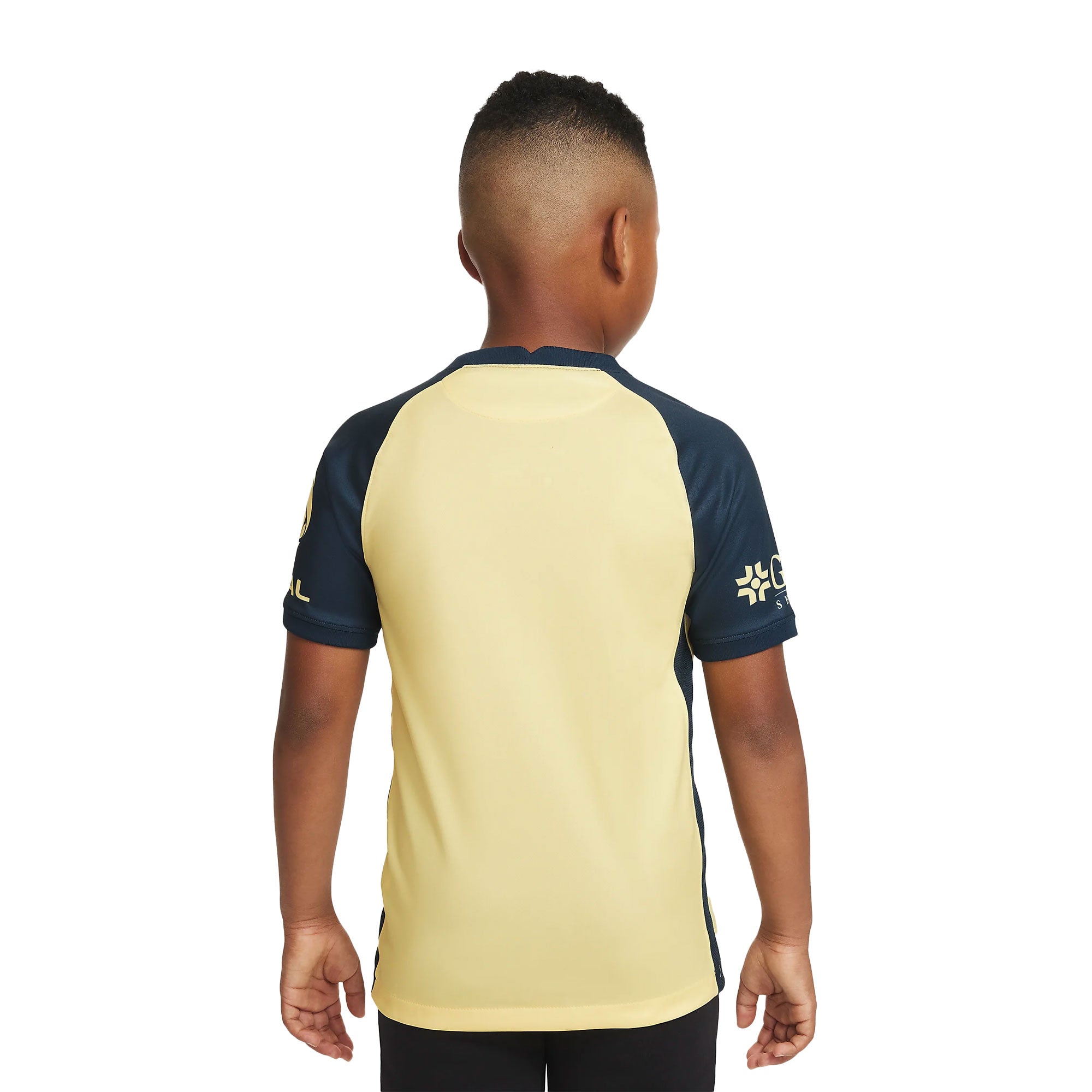 Nike Kids Club America 2021/22 Home Jersey Lemon Chiffon/Armory Navy、mySite、noshort