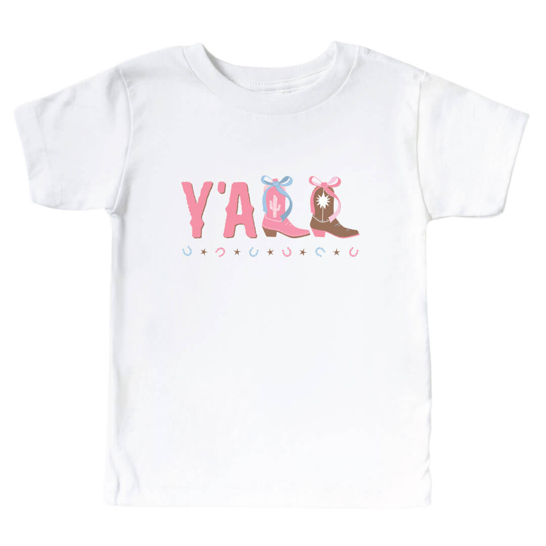  Y'all Kids Graphic Tee | White、mySite、layawaytickets