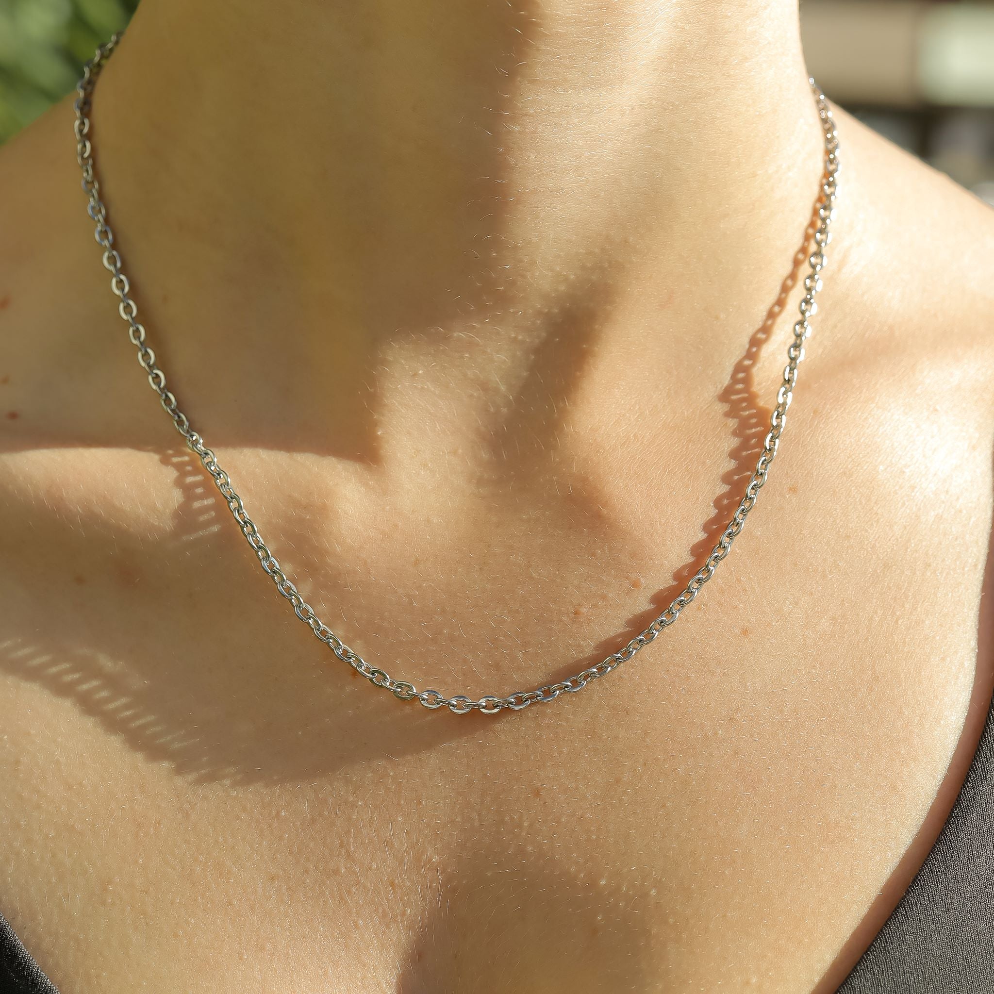 Stainless Steel Flat Oval Loop Chain / CHJ2109、mySite、dreamappss