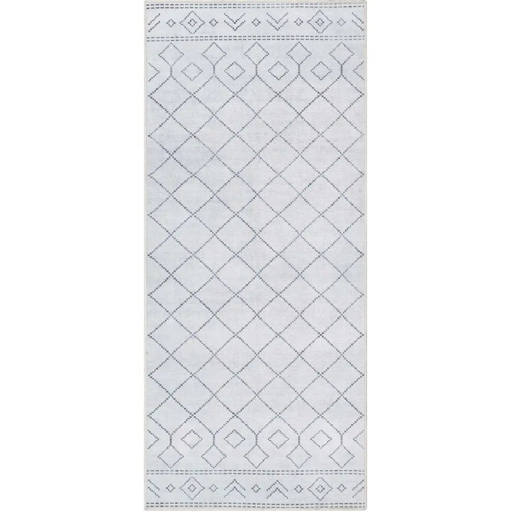 Anastasia Moroccan Trellis Pattern Ivory Grey Area Flat-Weave Rug、mySite、gigharbornorthrealestate