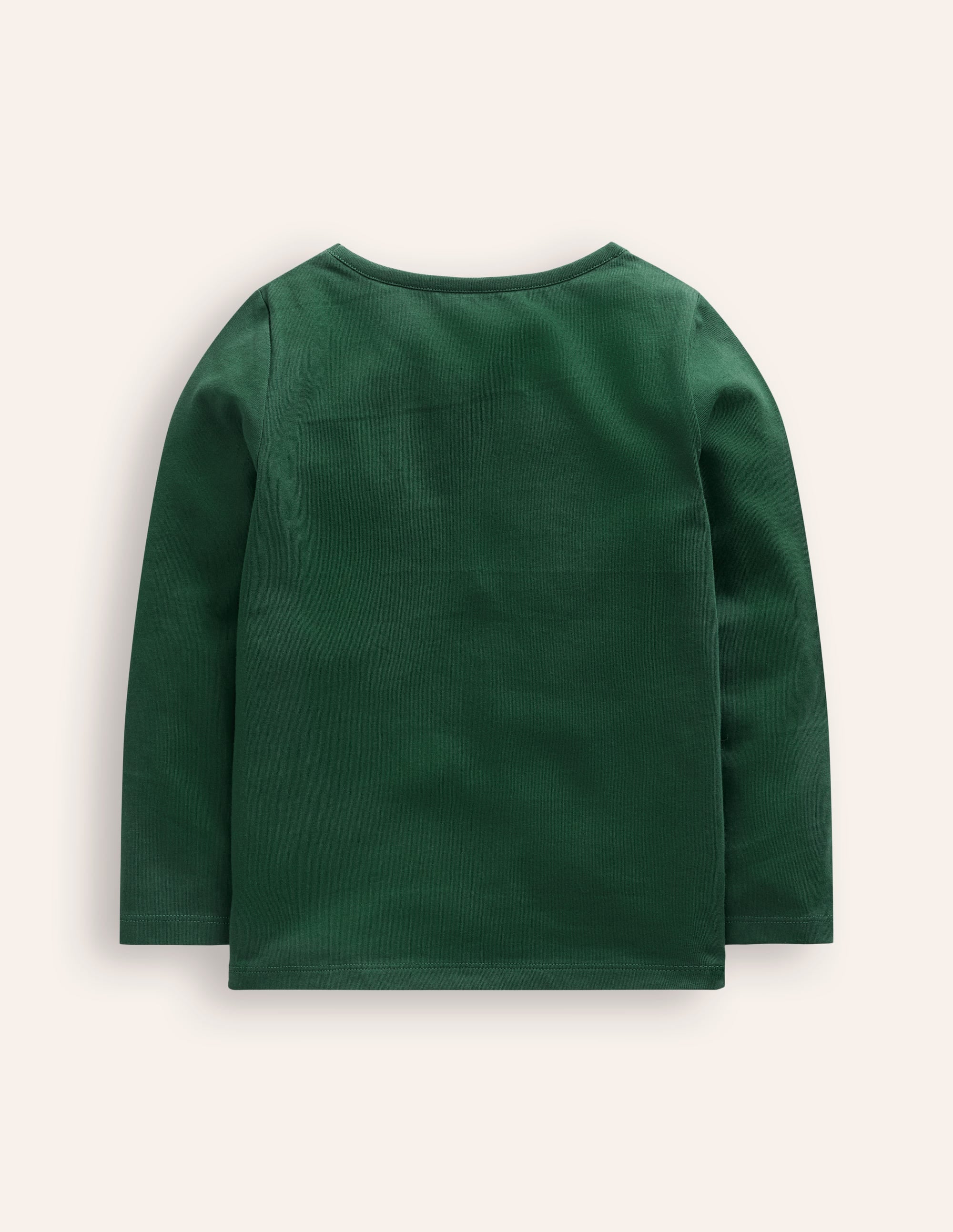  Appliqué Long Sleeve Top-Jewel Green Winter Friends、mySite、ashleygrahame