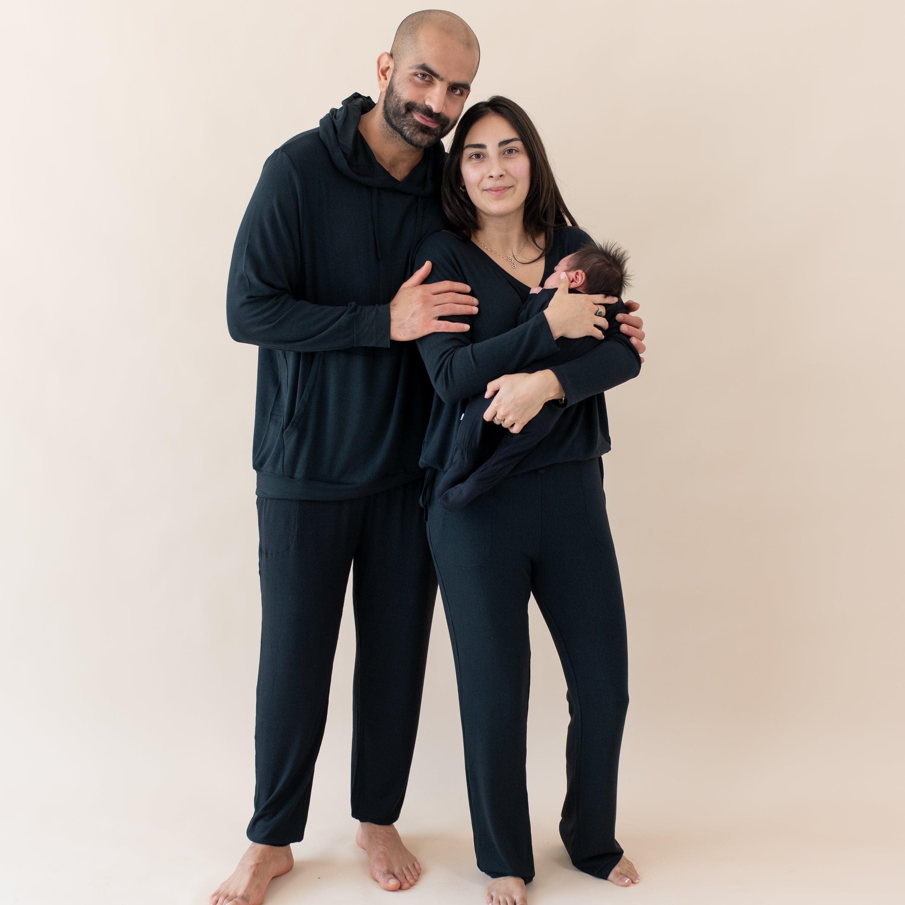  Men's Ribbed Hoodie in Midnight、mySite、layawaytickets