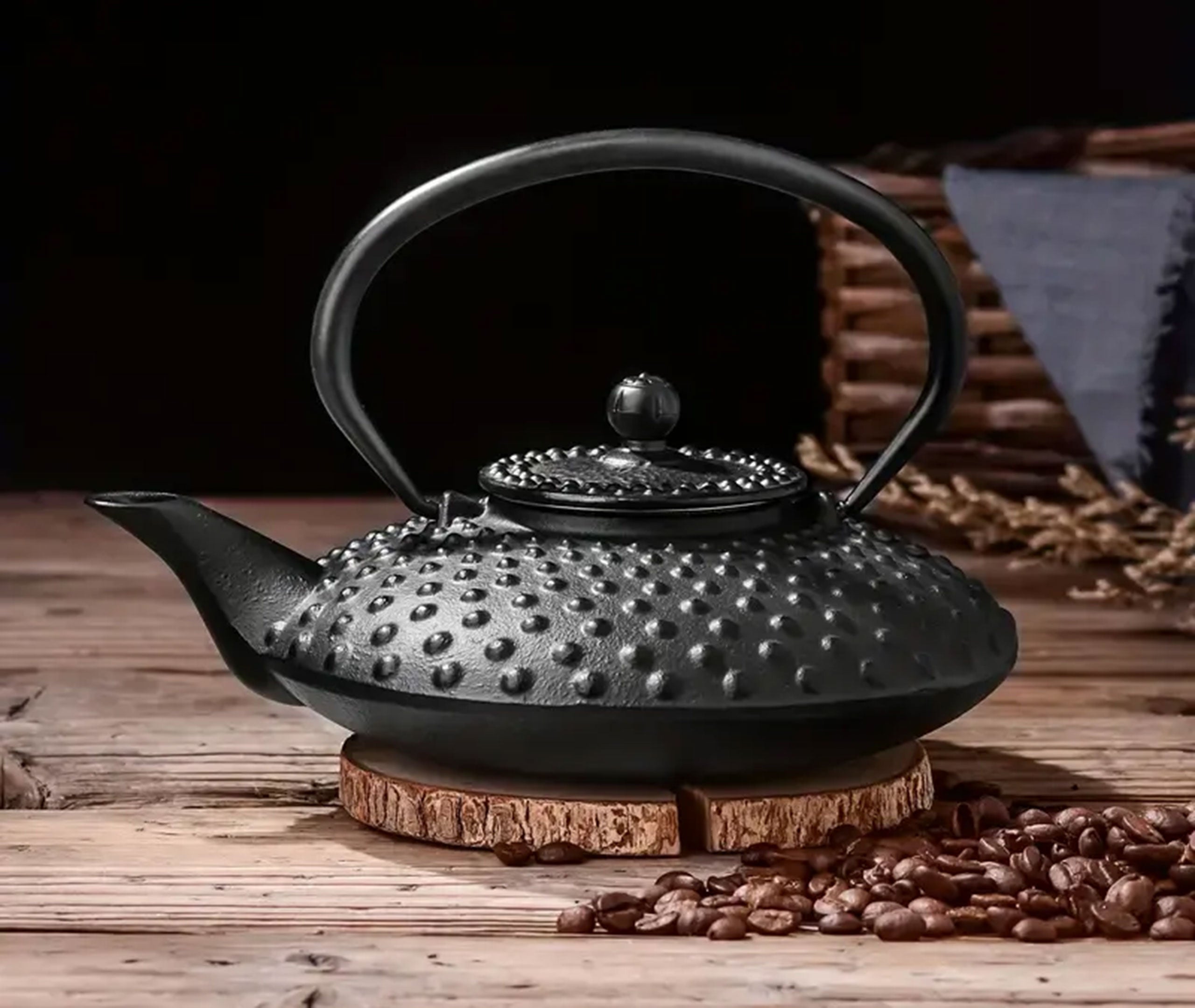 Cast Iron Tea Set Kambin 800ml - Black、mySite、topwebapps
