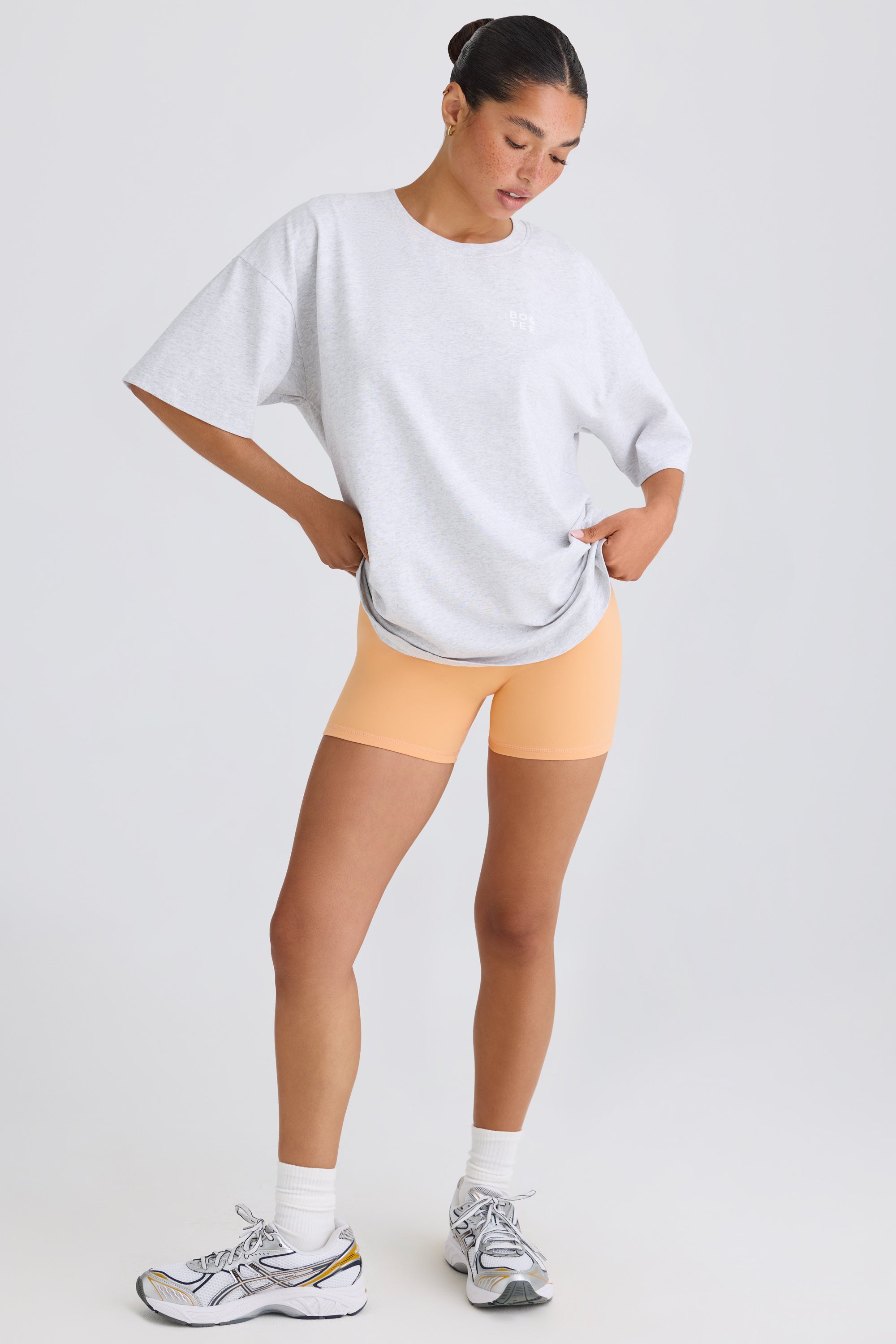 Oversized T-Shirt in Grey Marl、mySite、solidvoid