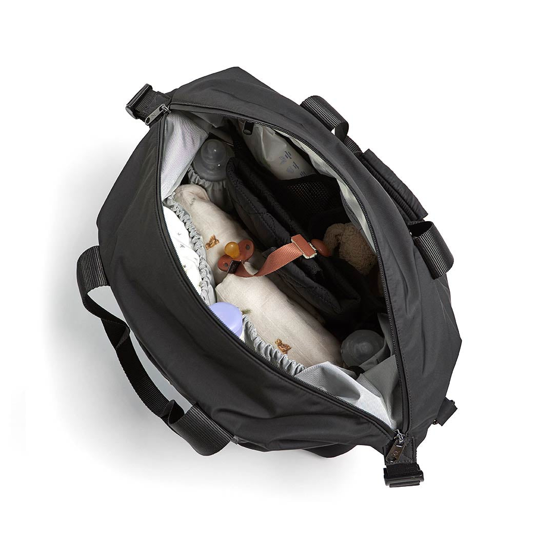  Finnson Ida Eco Holdall/ Hospital Bag With Changing Mat - Black、mySite、merchandisen